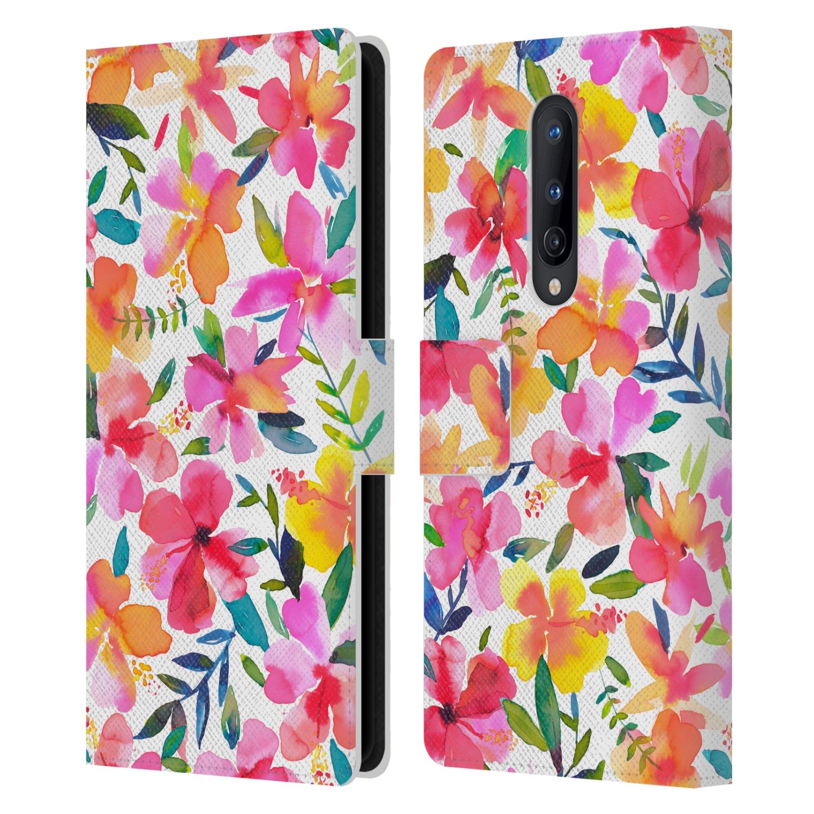 OFFICIAL NINOLA FLORAL LEATHER BOOK WALLET CASE COVER FOR ONEPLUS PHONES - 第 10/20 張圖片