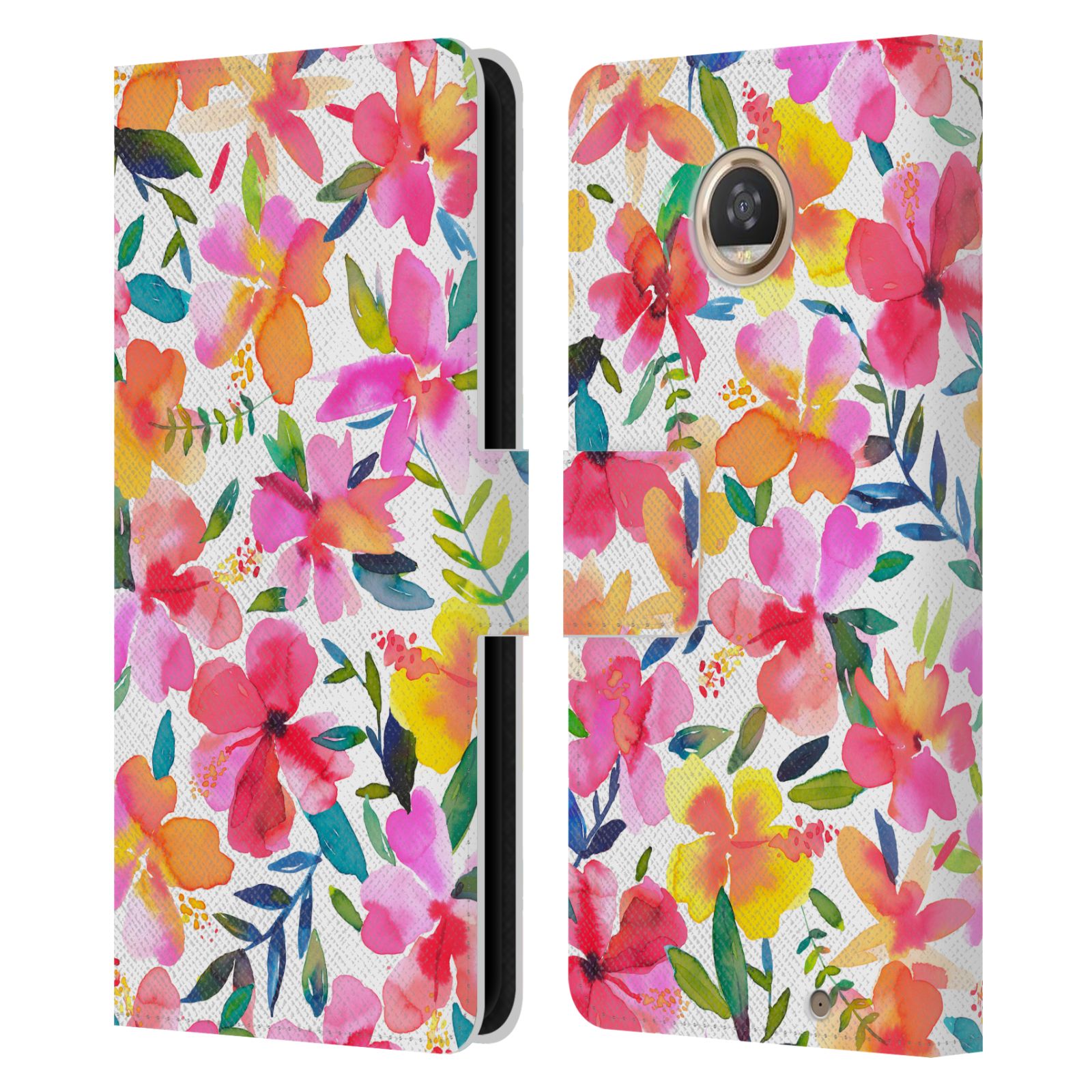OFFICIAL NINOLA FLORAL LEATHER BOOK WALLET CASE COVER FOR MOTOROLA PHONES 2 - 第 8/18 張圖片