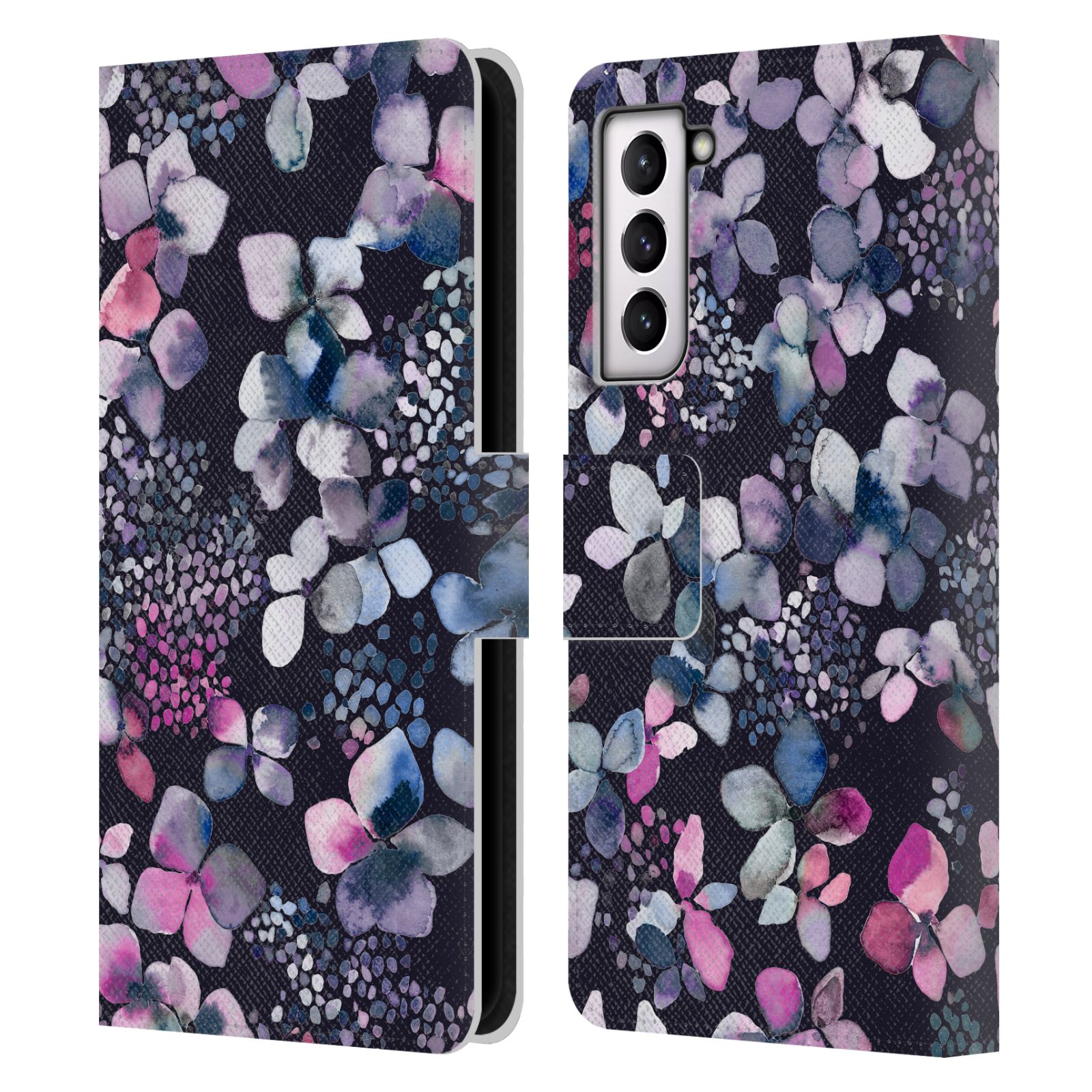 OFFICIAL NINOLA FLORAL LEATHER BOOK WALLET CASE FOR SAMSUNG PHONES 4 - Picture 12 of 21