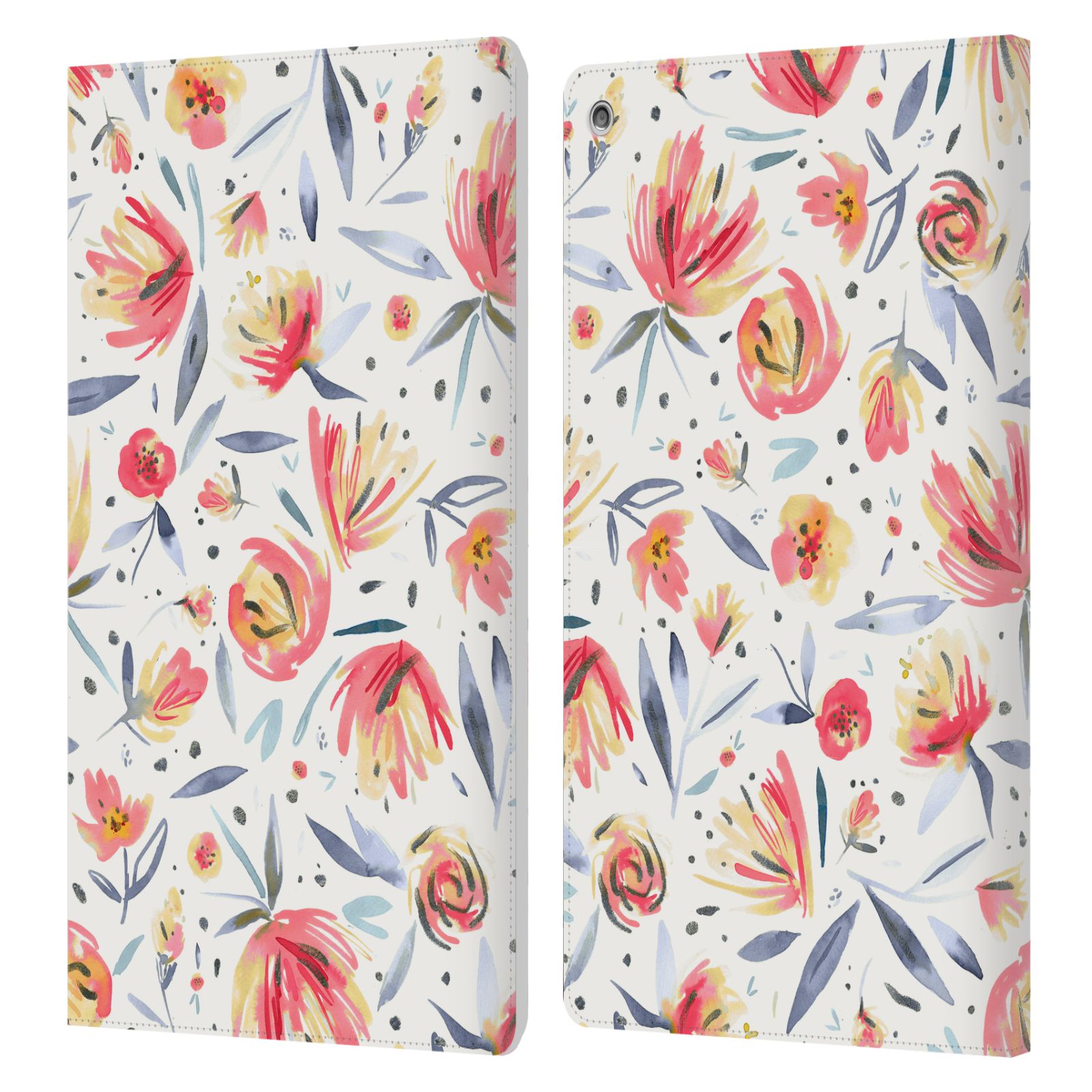 OFFICIAL NINOLA FLORAL LEATHER BOOK WALLET CASE COVER FOR AMAZON FIRE - Picture 13 of 21