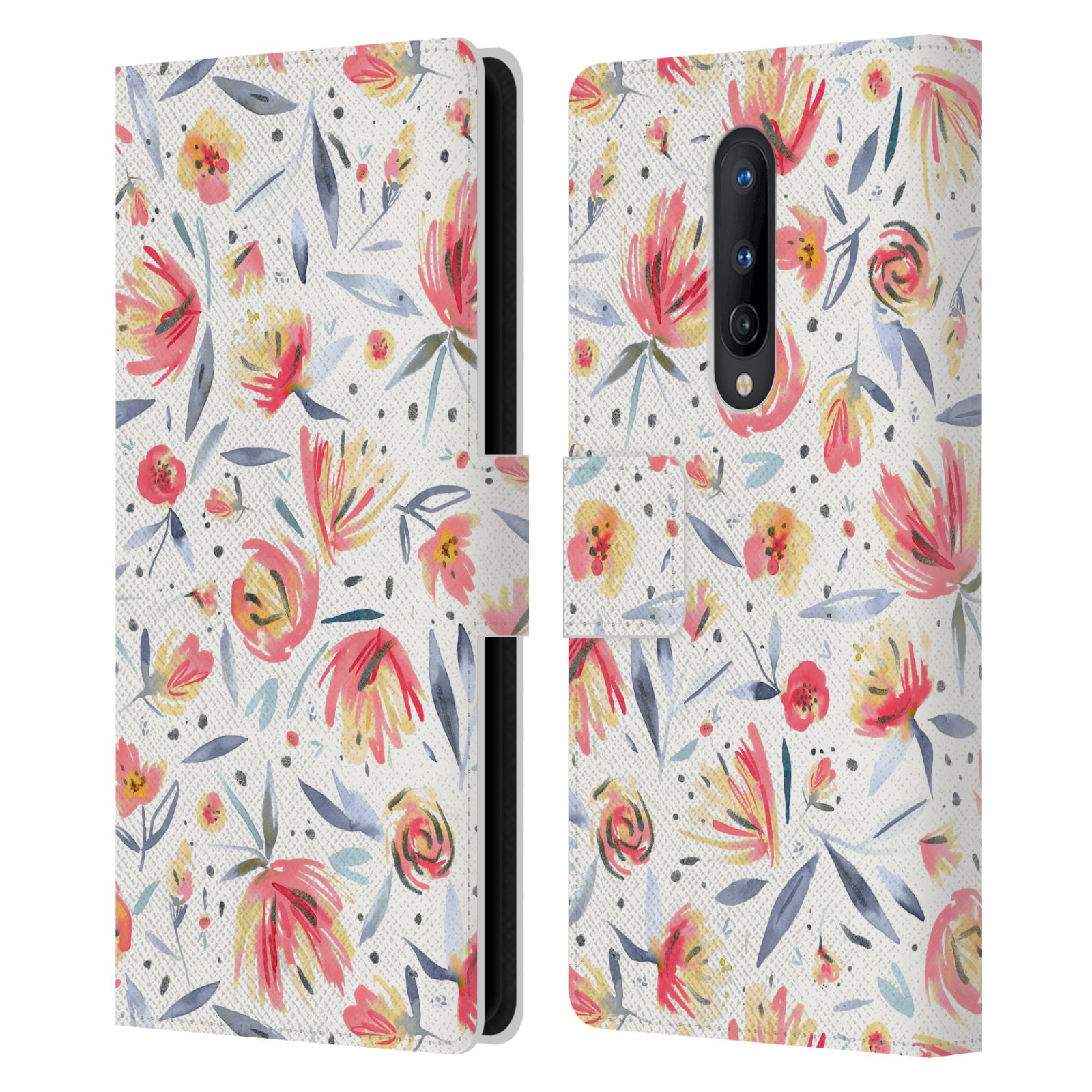 OFFICIAL NINOLA FLORAL LEATHER BOOK WALLET CASE COVER FOR ONEPLUS PHONES - 第 12/20 張圖片