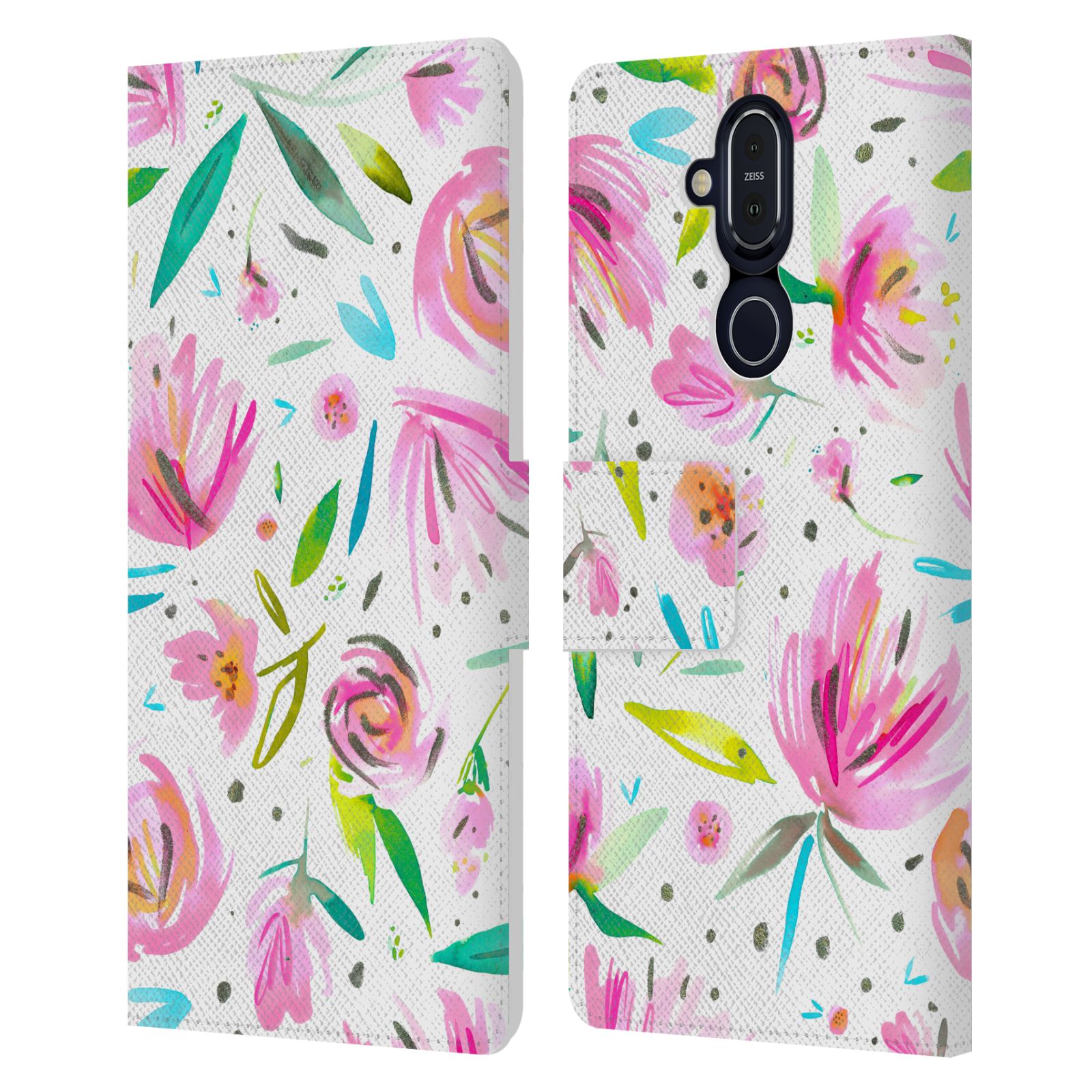 OFFICIAL NINOLA FLORAL LEATHER BOOK WALLET CASE COVER FOR NOKIA PHONES - 第 14/21 張圖片