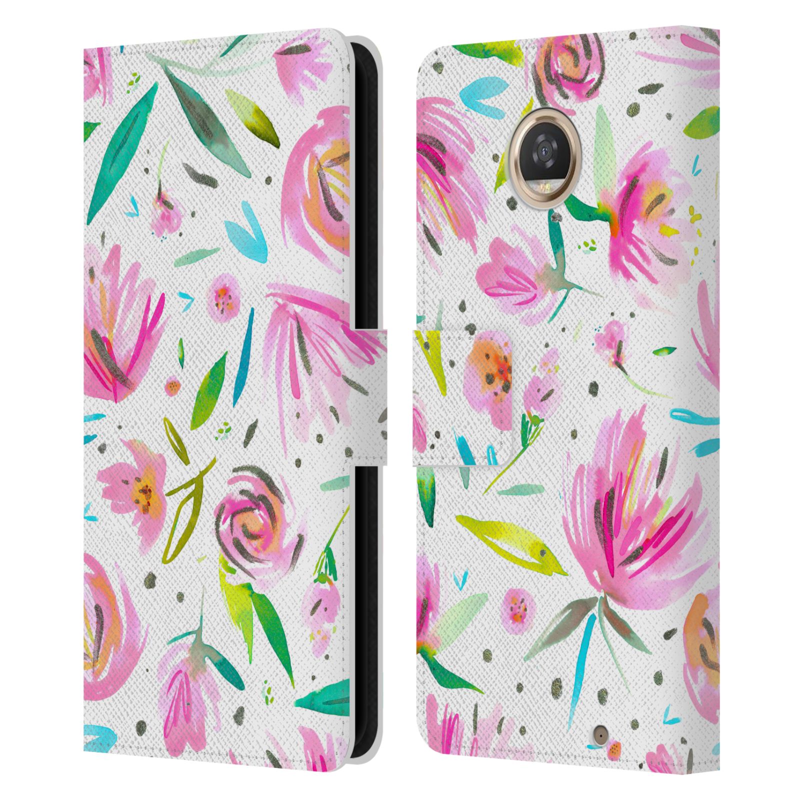 OFFICIAL NINOLA FLORAL LEATHER BOOK WALLET CASE COVER FOR MOTOROLA PHONES 2 - 第 11/18 張圖片