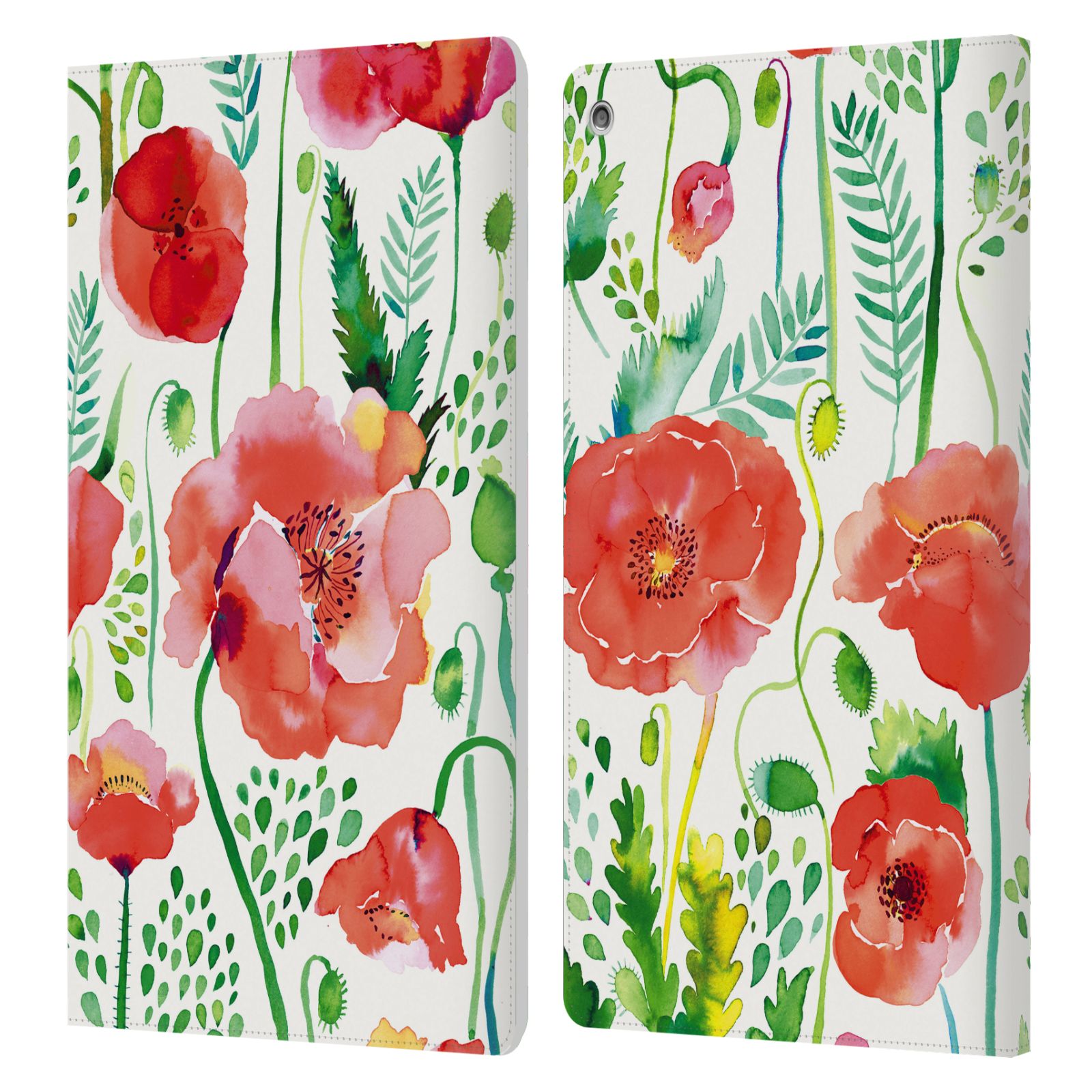 OFFICIAL NINOLA FLORAL LEATHER BOOK WALLET CASE COVER FOR AMAZON FIRE - Picture 15 of 21