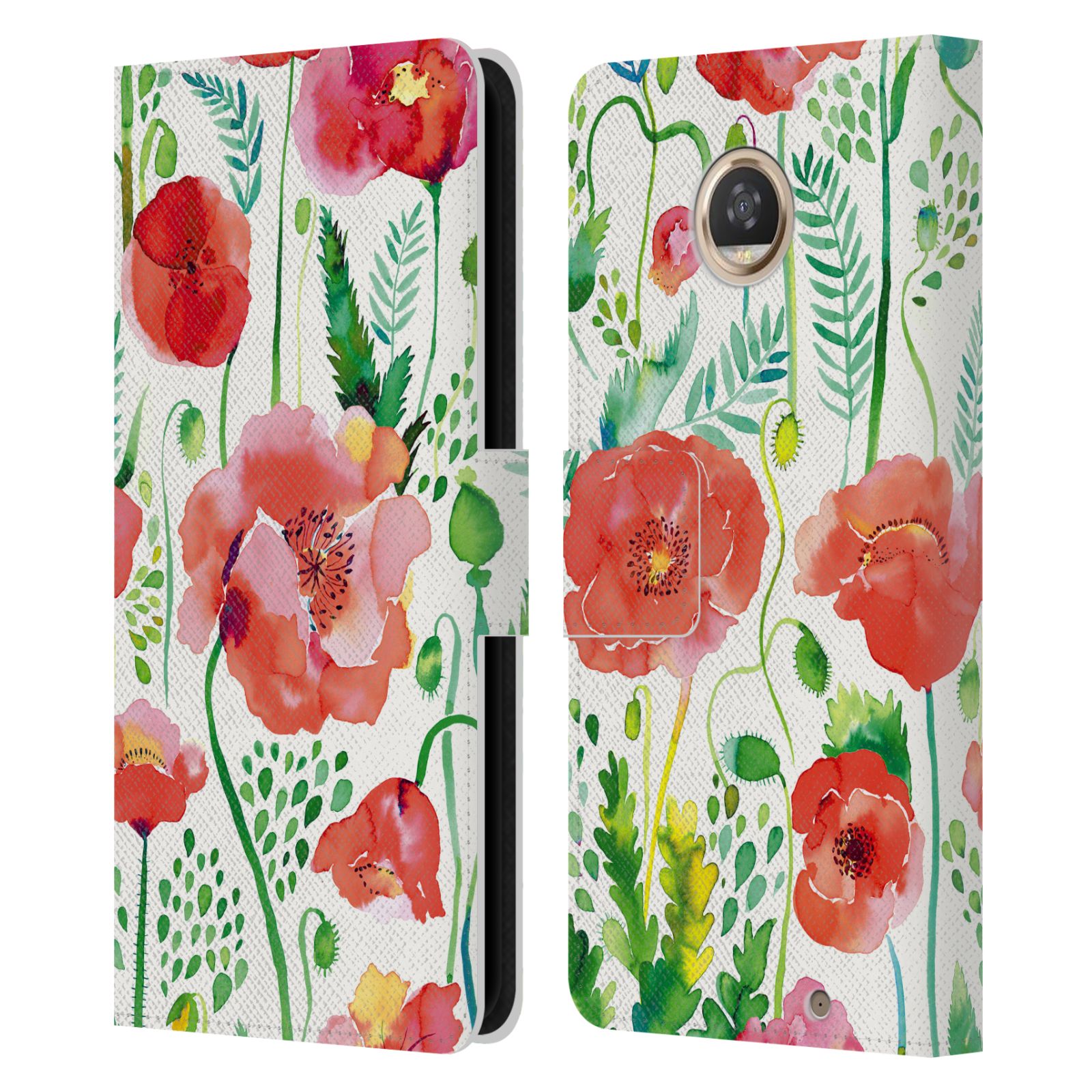 OFFICIAL NINOLA FLORAL LEATHER BOOK WALLET CASE COVER FOR MOTOROLA PHONES 2 - 第 12/18 張圖片