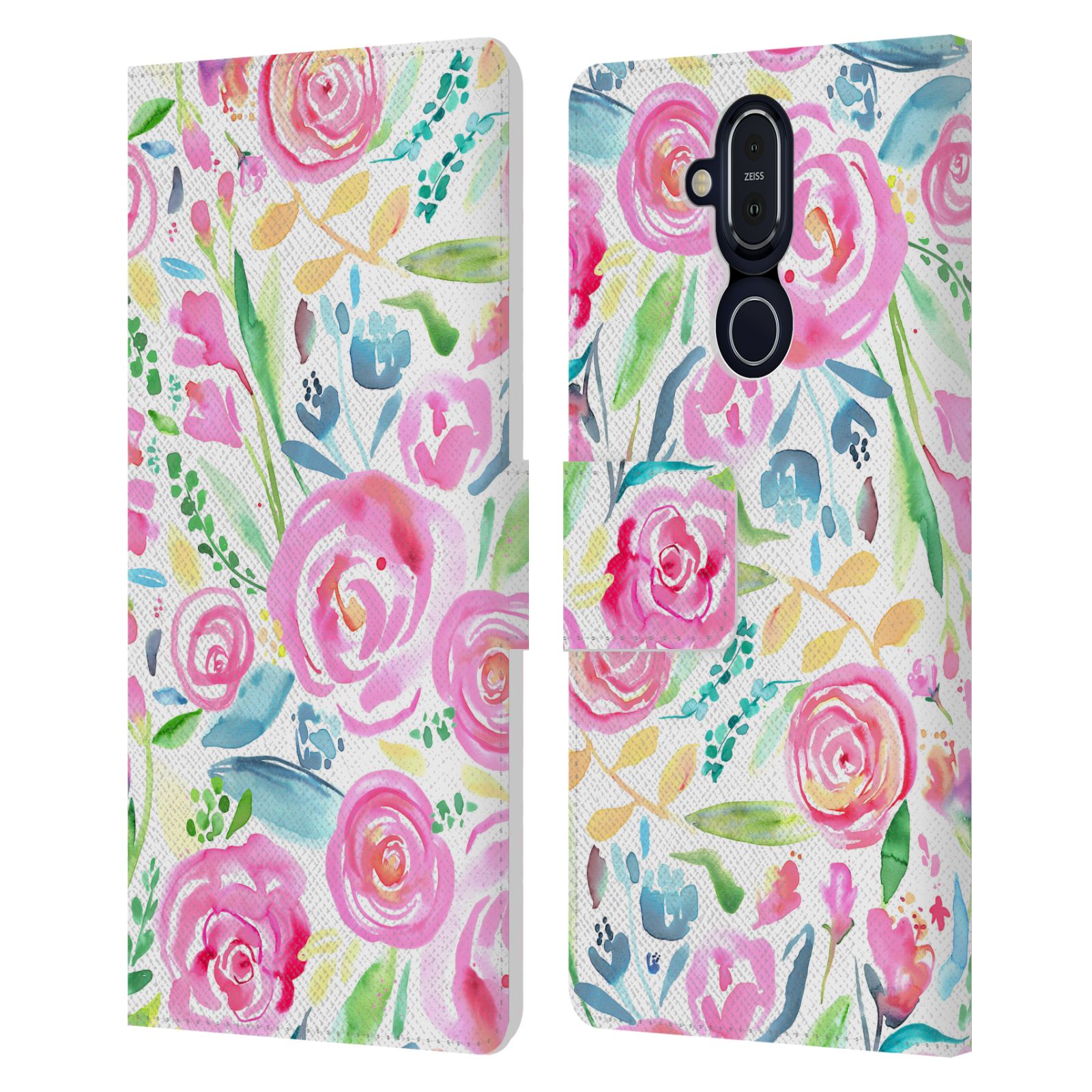 OFFICIAL NINOLA FLORAL LEATHER BOOK WALLET CASE COVER FOR NOKIA PHONES - 第 16/21 張圖片