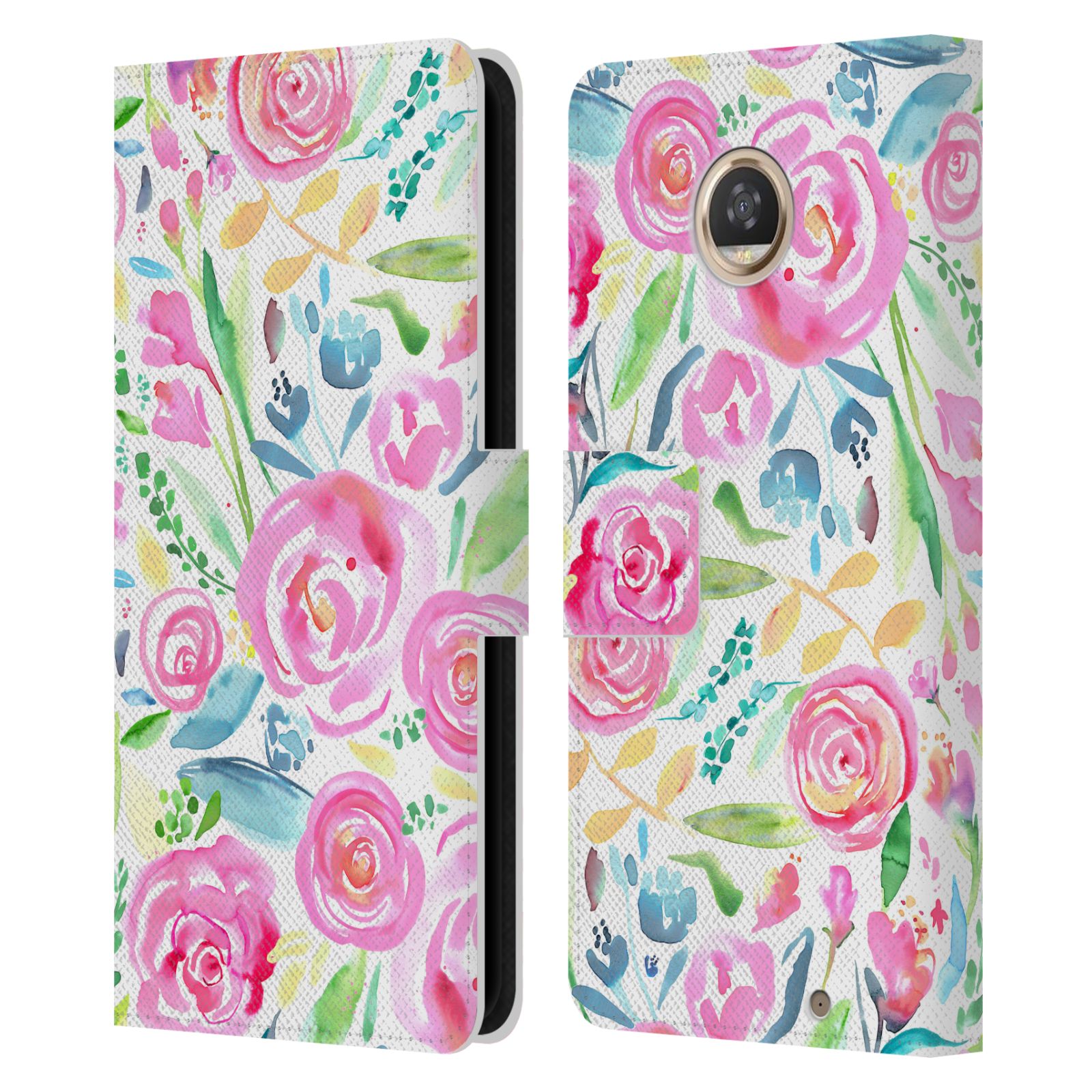 OFFICIAL NINOLA FLORAL LEATHER BOOK WALLET CASE COVER FOR MOTOROLA PHONES 2 - 第 13/18 張圖片