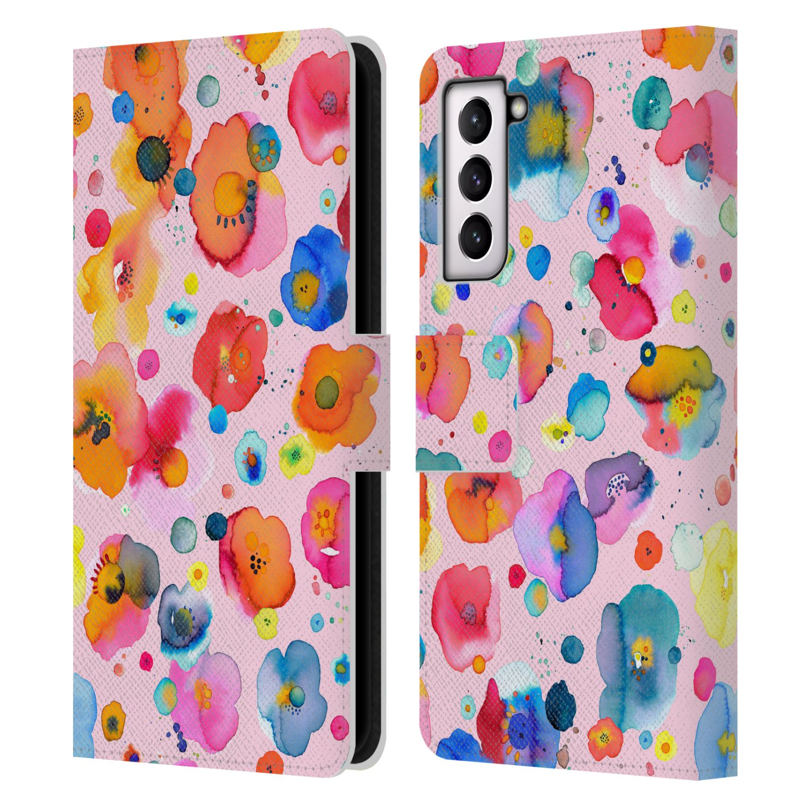 OFFICIAL NINOLA FLORAL LEATHER BOOK WALLET CASE FOR SAMSUNG PHONES 4 - Picture 19 of 21