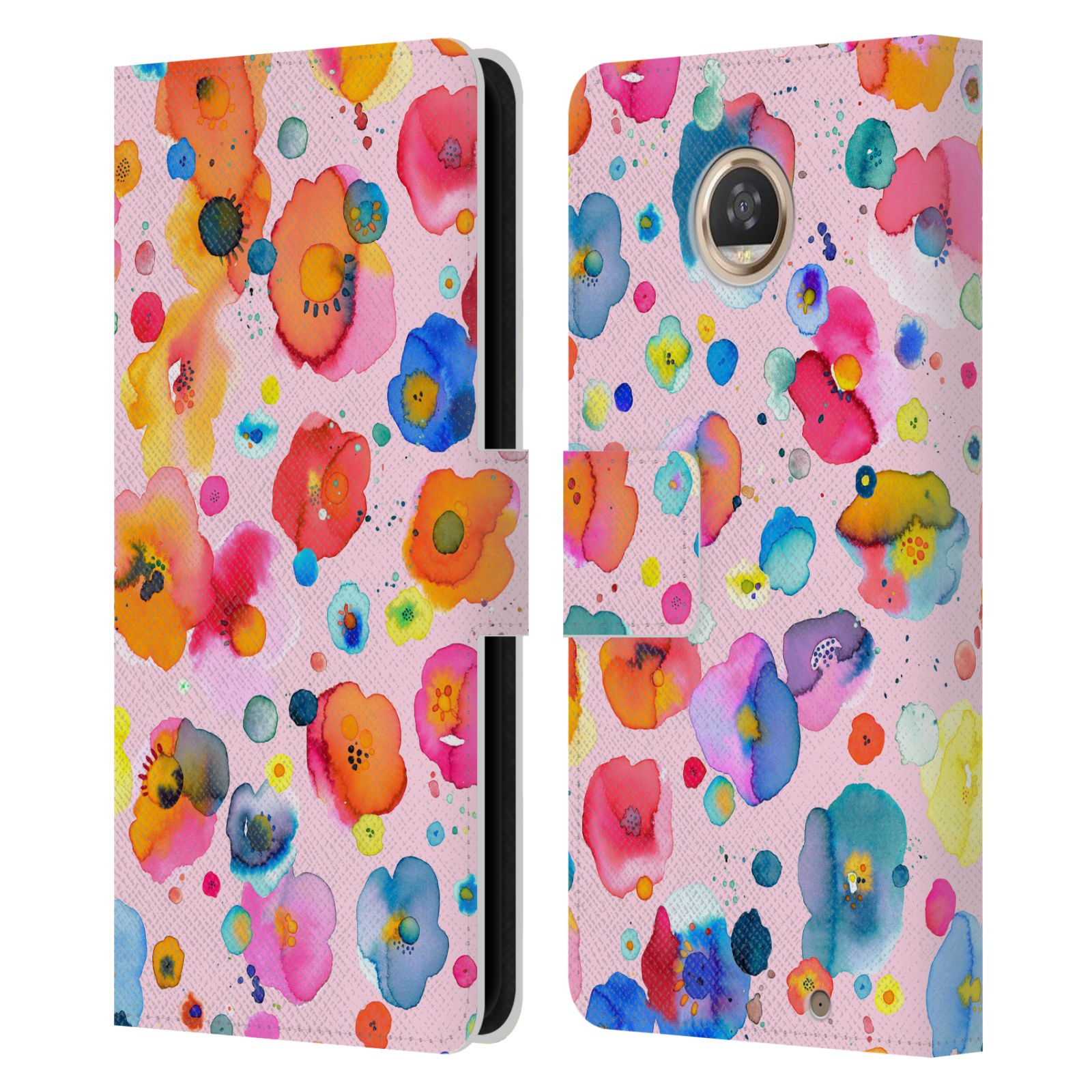 OFFICIAL NINOLA FLORAL LEATHER BOOK WALLET CASE COVER FOR MOTOROLA PHONES 2 - 第 16/18 張圖片