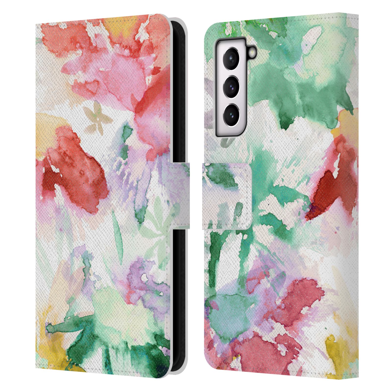 OFFICIAL NINOLA FLORAL LEATHER BOOK WALLET CASE FOR SAMSUNG PHONES 4 - Picture 17 of 21