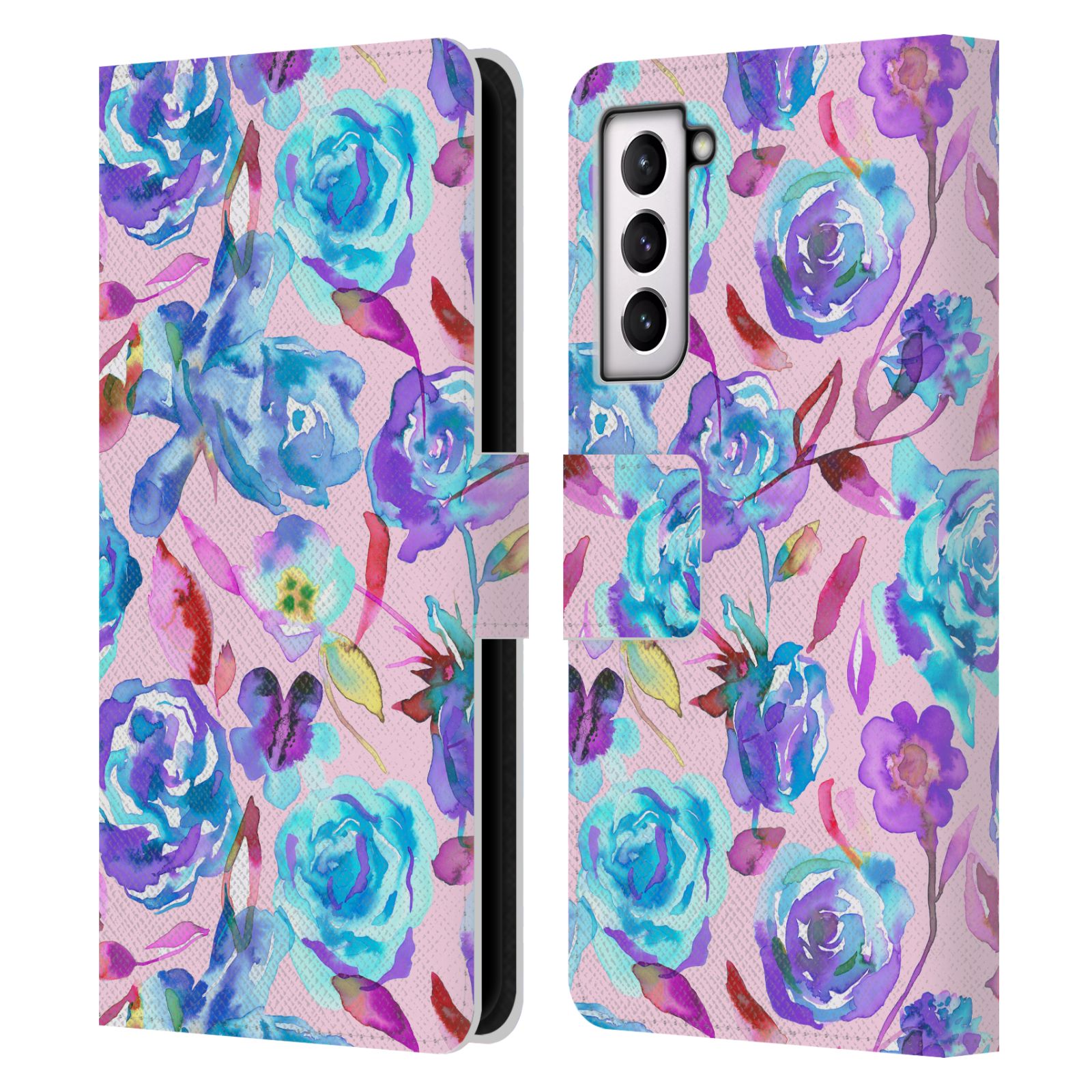 OFFICIAL NINOLA FLORAL LEATHER BOOK WALLET CASE FOR SAMSUNG PHONES 4 - Picture 20 of 21