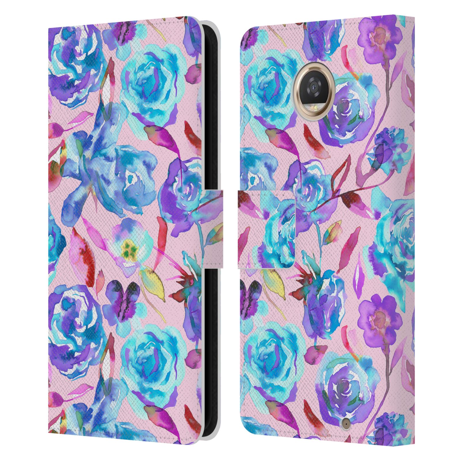 OFFICIAL NINOLA FLORAL LEATHER BOOK WALLET CASE COVER FOR MOTOROLA PHONES 2 - 第 17/18 張圖片