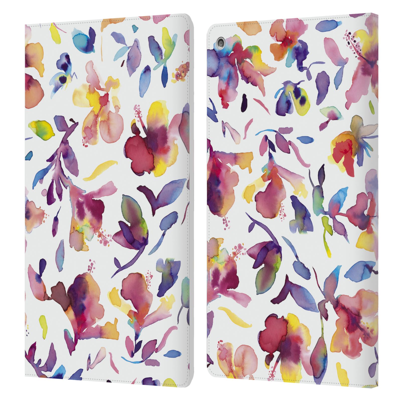 OFFICIAL NINOLA FLORAL LEATHER BOOK WALLET CASE COVER FOR AMAZON FIRE - Picture 21 of 21