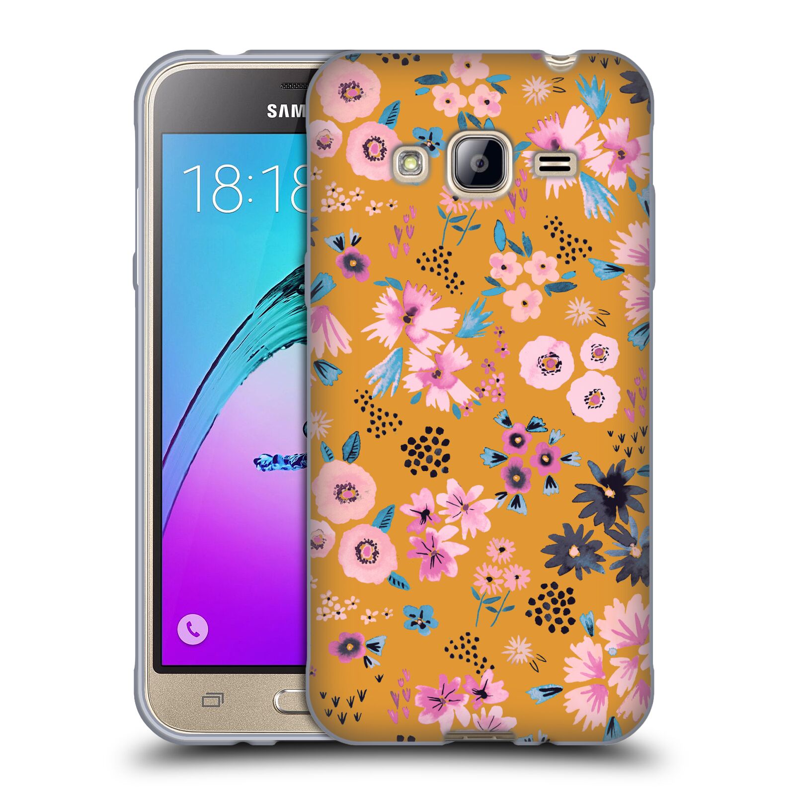 ÉTUI OFFICIEL NINOLA FLORAL outlet 2 GEL SOUPLE POUR TÉLÉPHONES SAMSUNG 3