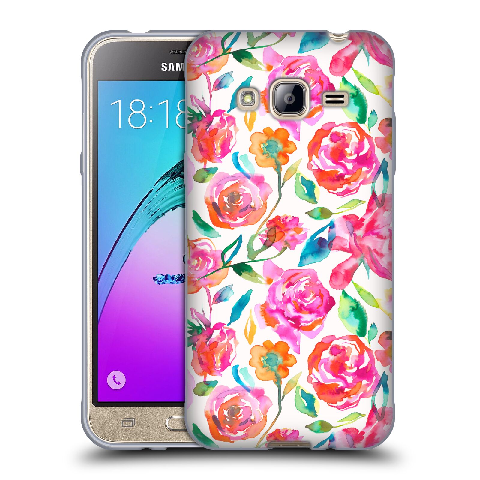 ÉTUI OFFICIEL NINOLA FLORAL outlet 2 GEL SOUPLE POUR TÉLÉPHONES SAMSUNG 3