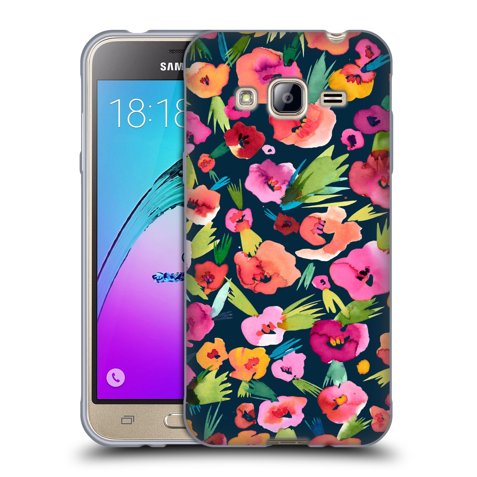 ÉTUI OFFICIEL NINOLA FLORAL outlet 2 GEL SOUPLE POUR TÉLÉPHONES SAMSUNG 3