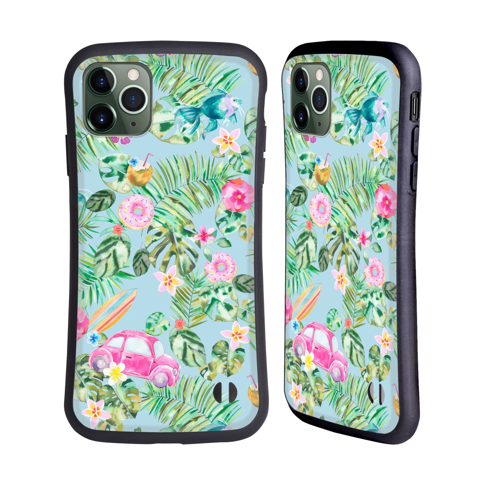 OFFICIAL NINOLA FLORAL ART HYBRID CASE FOR APPLE iPHONES PHONES - Picture 9 of 14