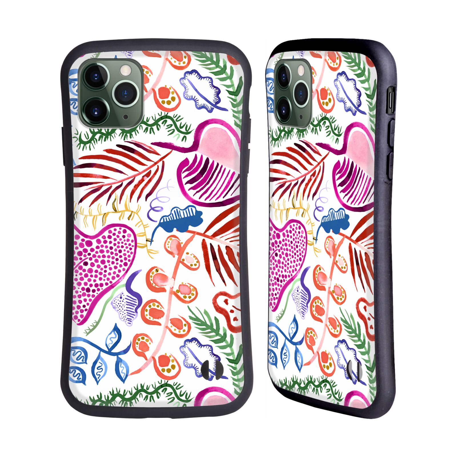 OFFICIAL NINOLA FLORAL ART HYBRID CASE FOR APPLE iPHONES PHONES - Picture 11 of 14