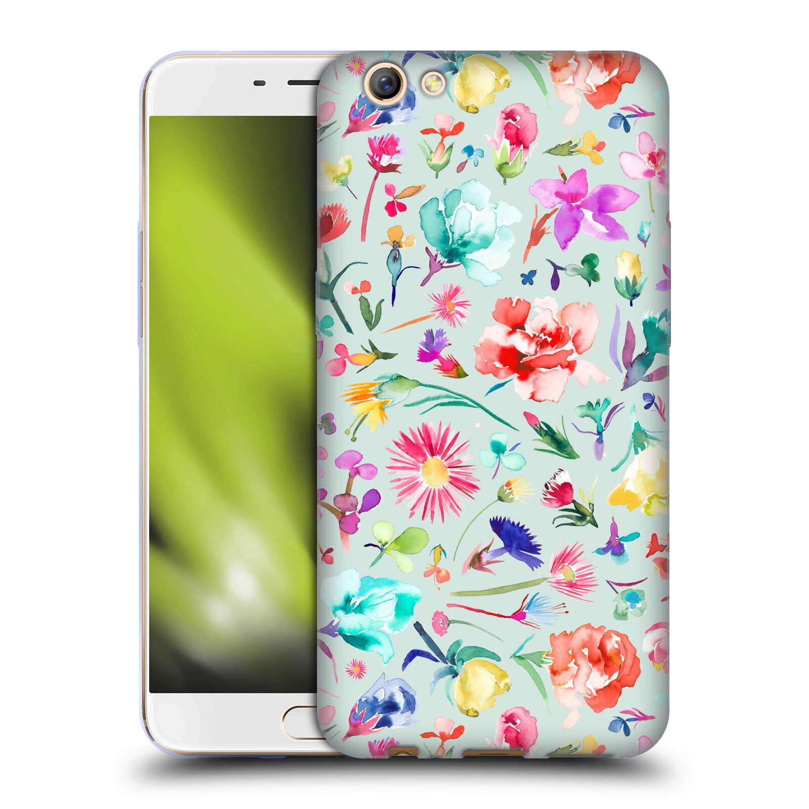 OFFICIAL NINOLA FLORAL PATTERNS SOFT GEL CASE FOR OPPO PHONES - Picture 8 of 18