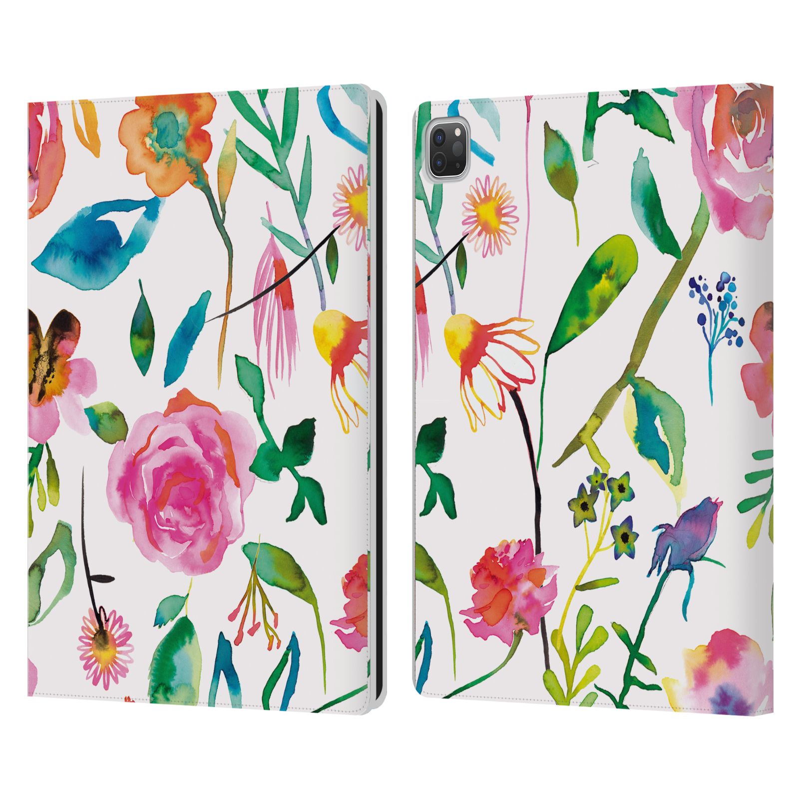 OFFICIAL NINOLA FLOWER PATTERNS LEATHER BOOK WALLET CASE COVER FOR APPLE iPAD - Picture 7 of 13