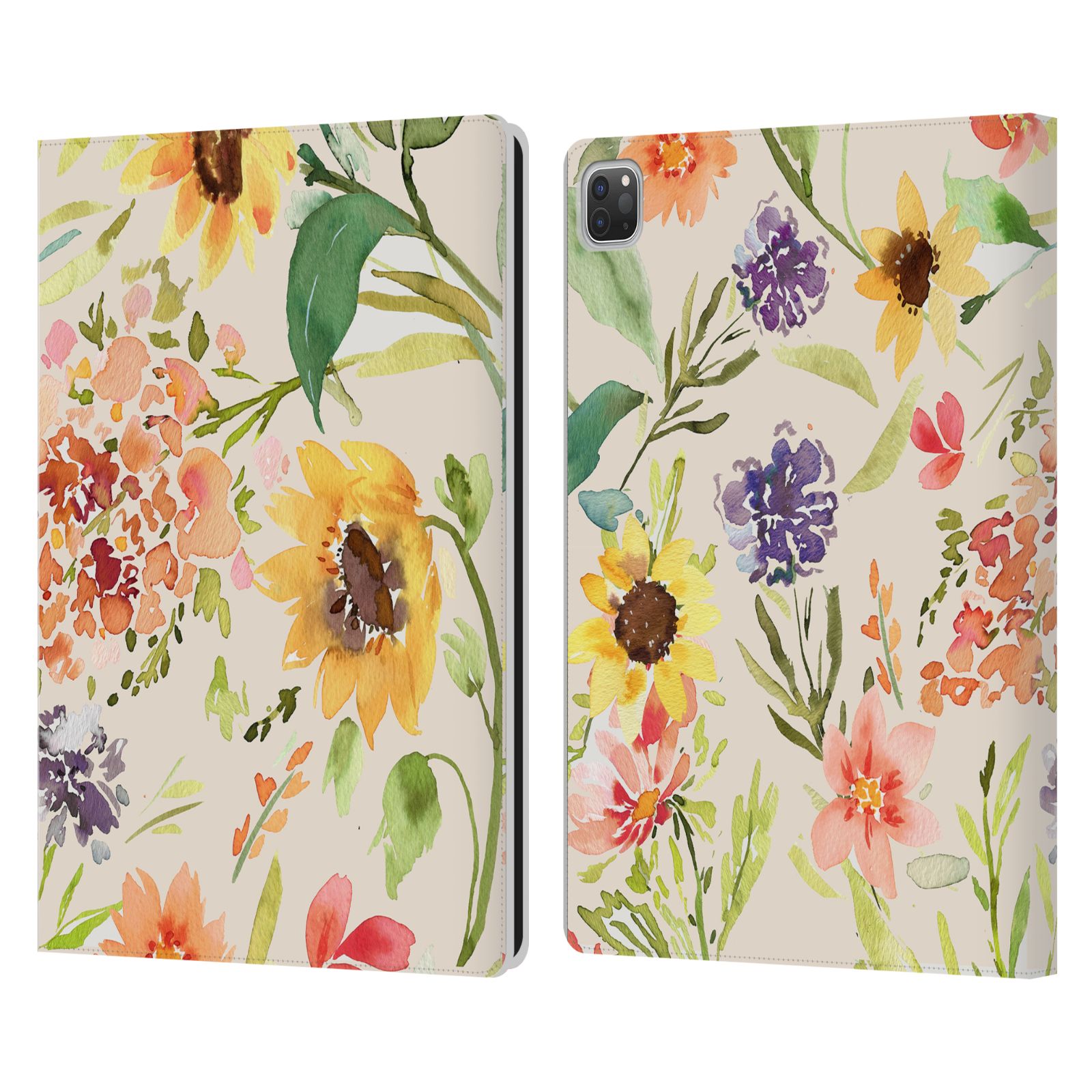 OFFICIAL NINOLA FLOWER PATTERNS LEATHER BOOK WALLET CASE COVER FOR APPLE iPAD - Picture 11 of 13