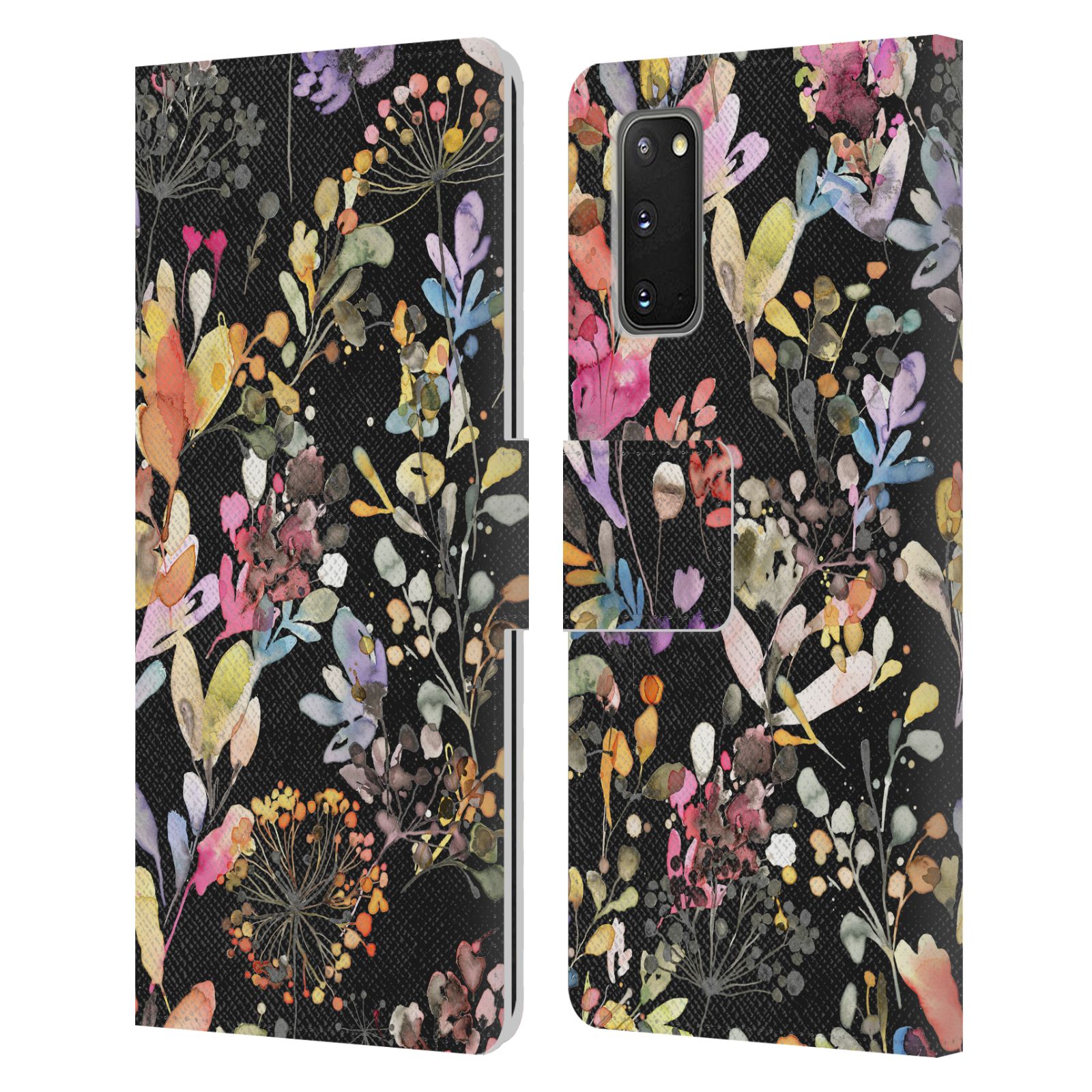 OFFICIAL NINOLA FLOWER PATTERNS LEATHER BOOK WALLET CASE FOR SAMSUNG PHONES 1 - Picture 12 of 13