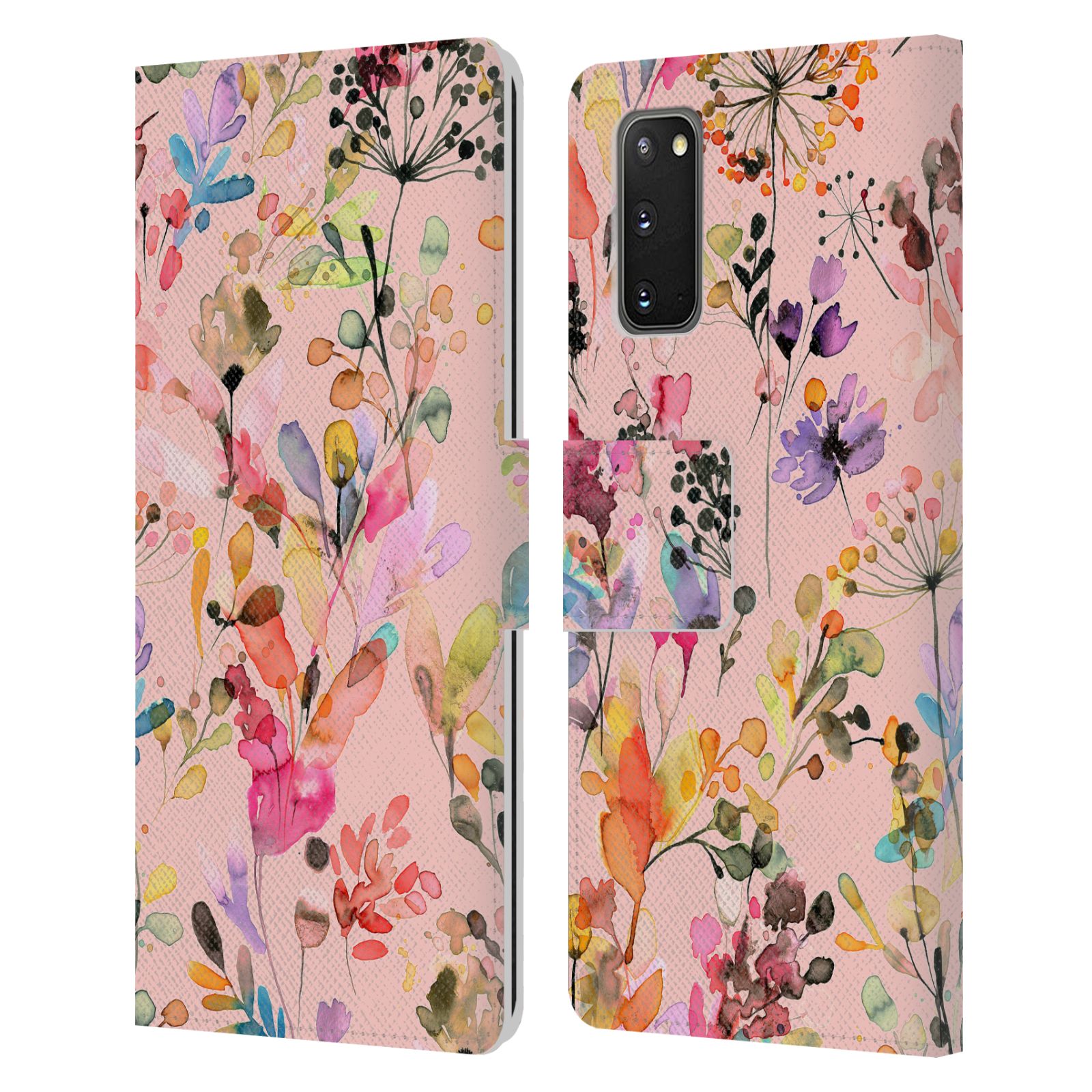 OFFICIAL NINOLA FLOWER PATTERNS LEATHER BOOK WALLET CASE FOR SAMSUNG PHONES 1 - Picture 13 of 13