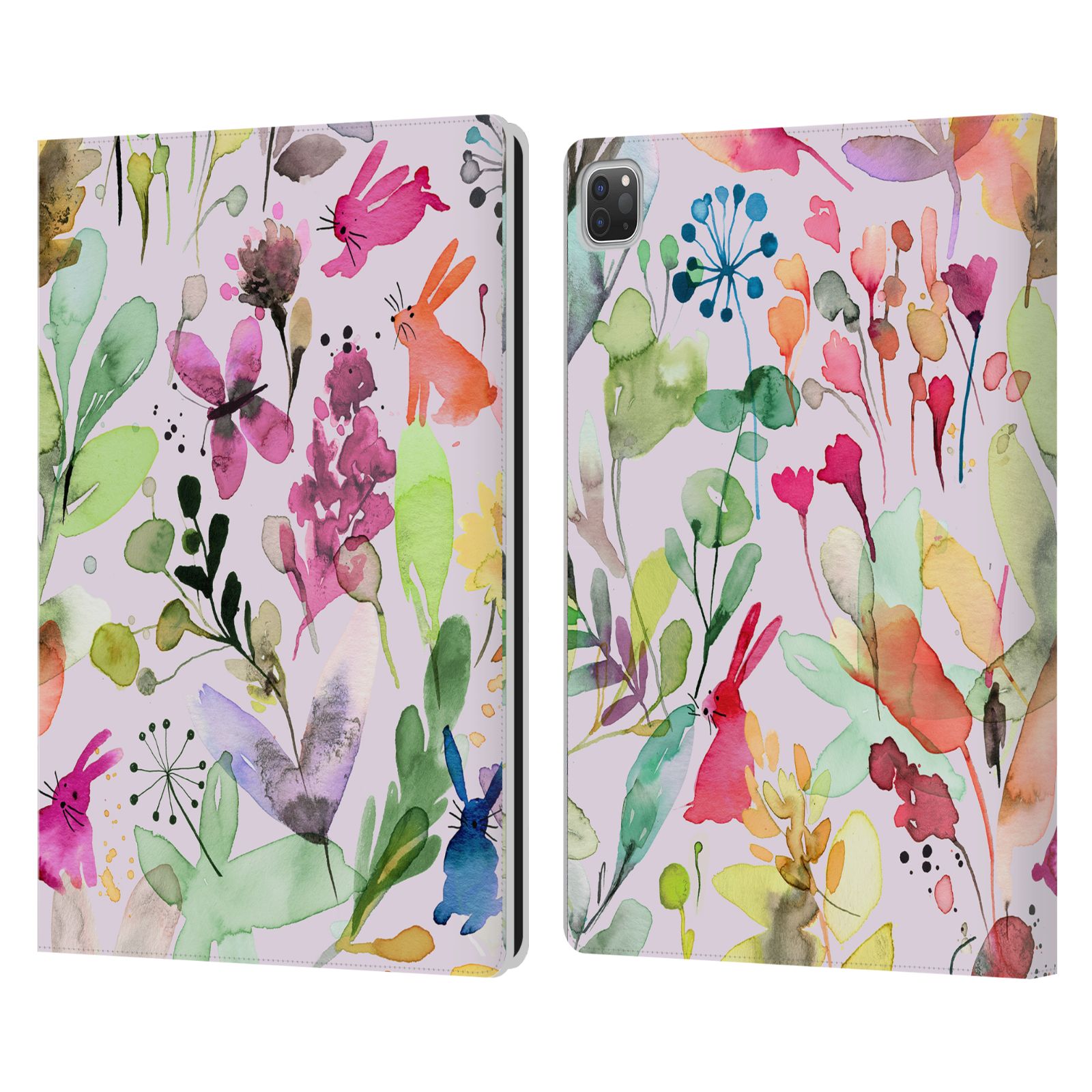 OFFICIAL NINOLA FLOWER PATTERNS LEATHER BOOK WALLET CASE COVER FOR APPLE iPAD - Picture 8 of 13