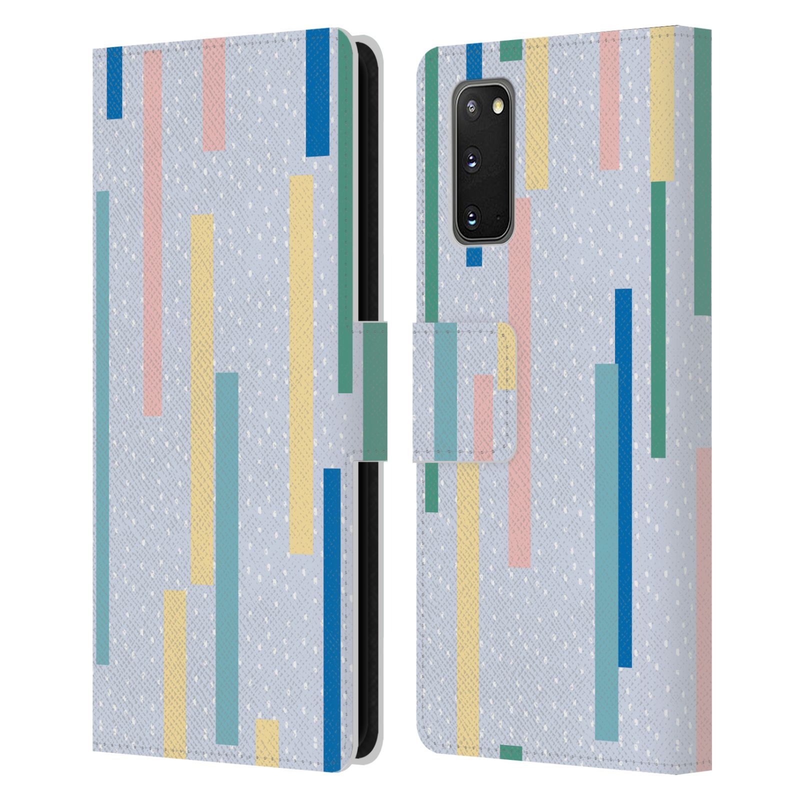 OFFICIAL NINOLA GEOMETRIC 2B LEATHER BOOK WALLET CASE COVER FOR SAMSUNG PHONES 1 - Picture 7 of 13