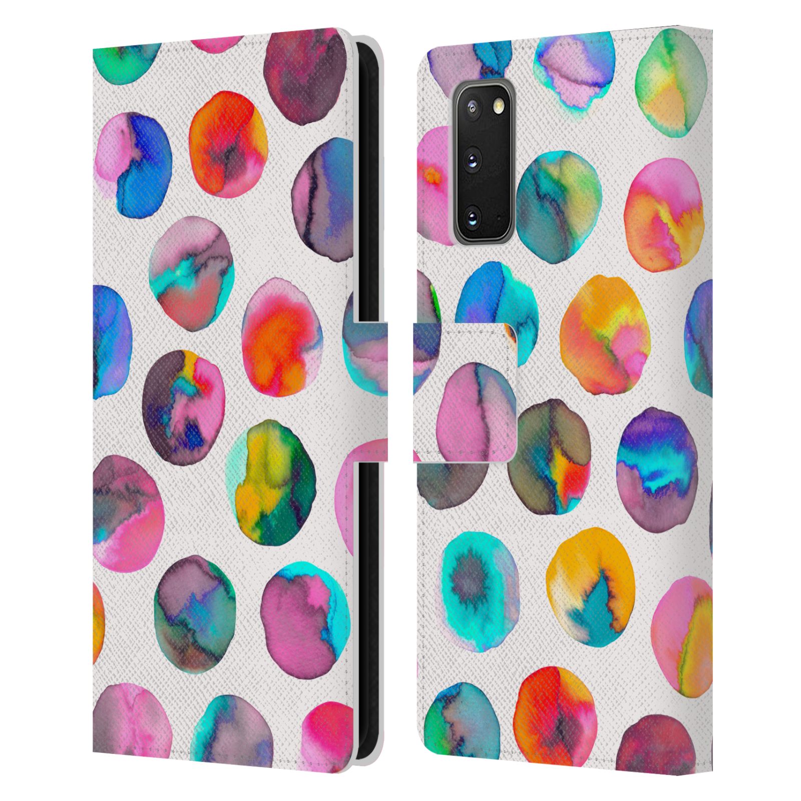 OFFICIAL NINOLA GEOMETRIC 2B LEATHER BOOK WALLET CASE COVER FOR SAMSUNG PHONES 1 - Picture 8 of 13