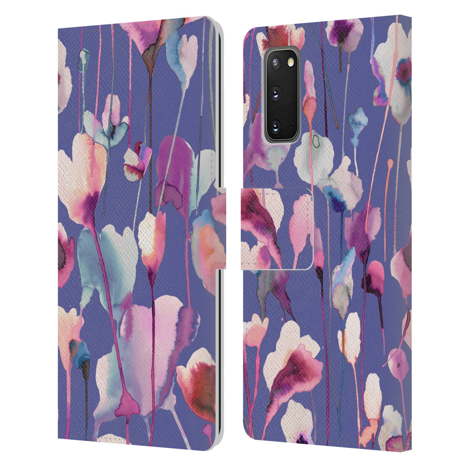 OFFICIAL NINOLA LILAC FLORAL LEATHER BOOK WALLET CASE COVER FOR SAMSUNG PHONES 1 - Picture 14 of 14