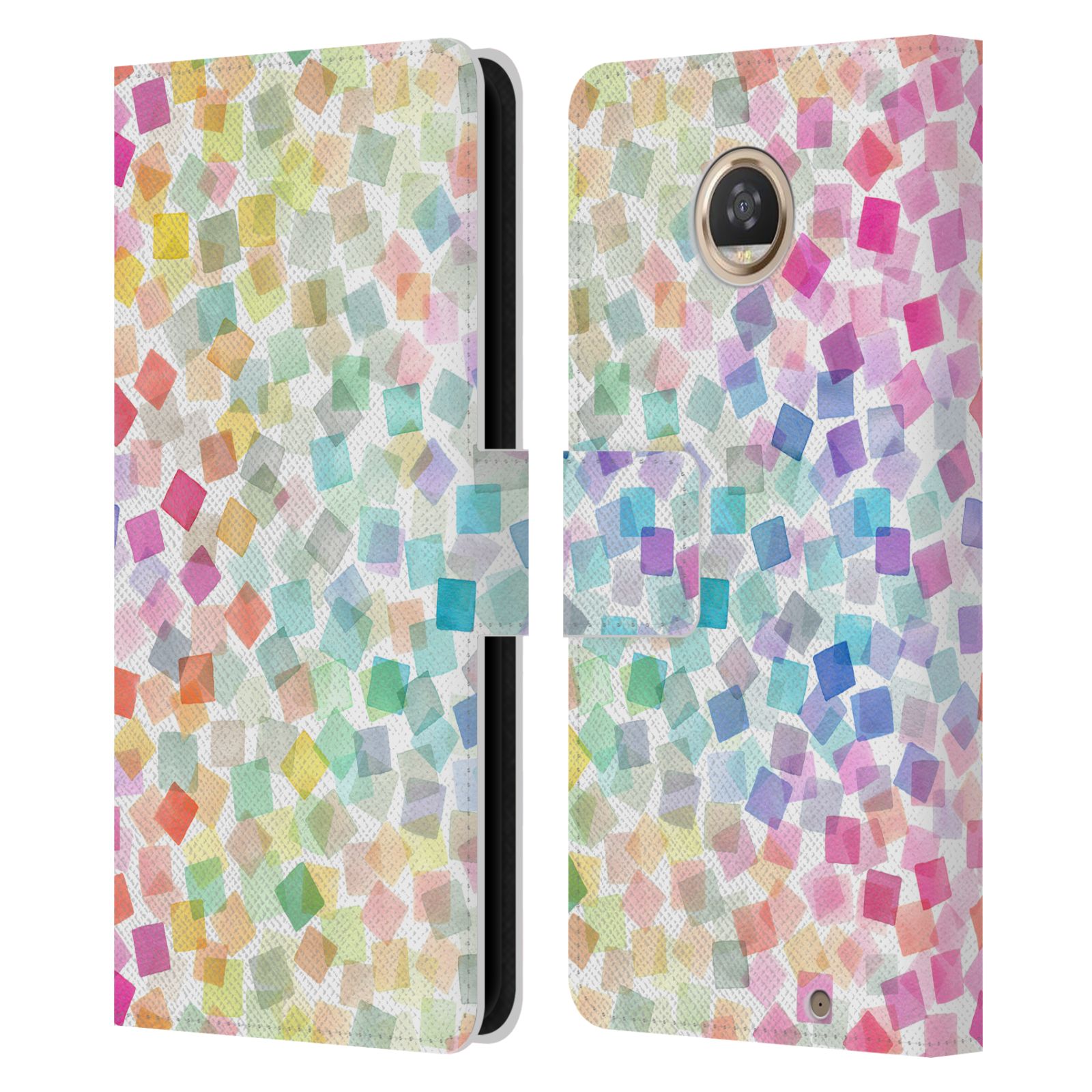 OFFICIAL NINOLA MIX PATTERNS LEATHER BOOK WALLET CASE COVER FOR MOTOROLA PHONES - Picture 7 of 17