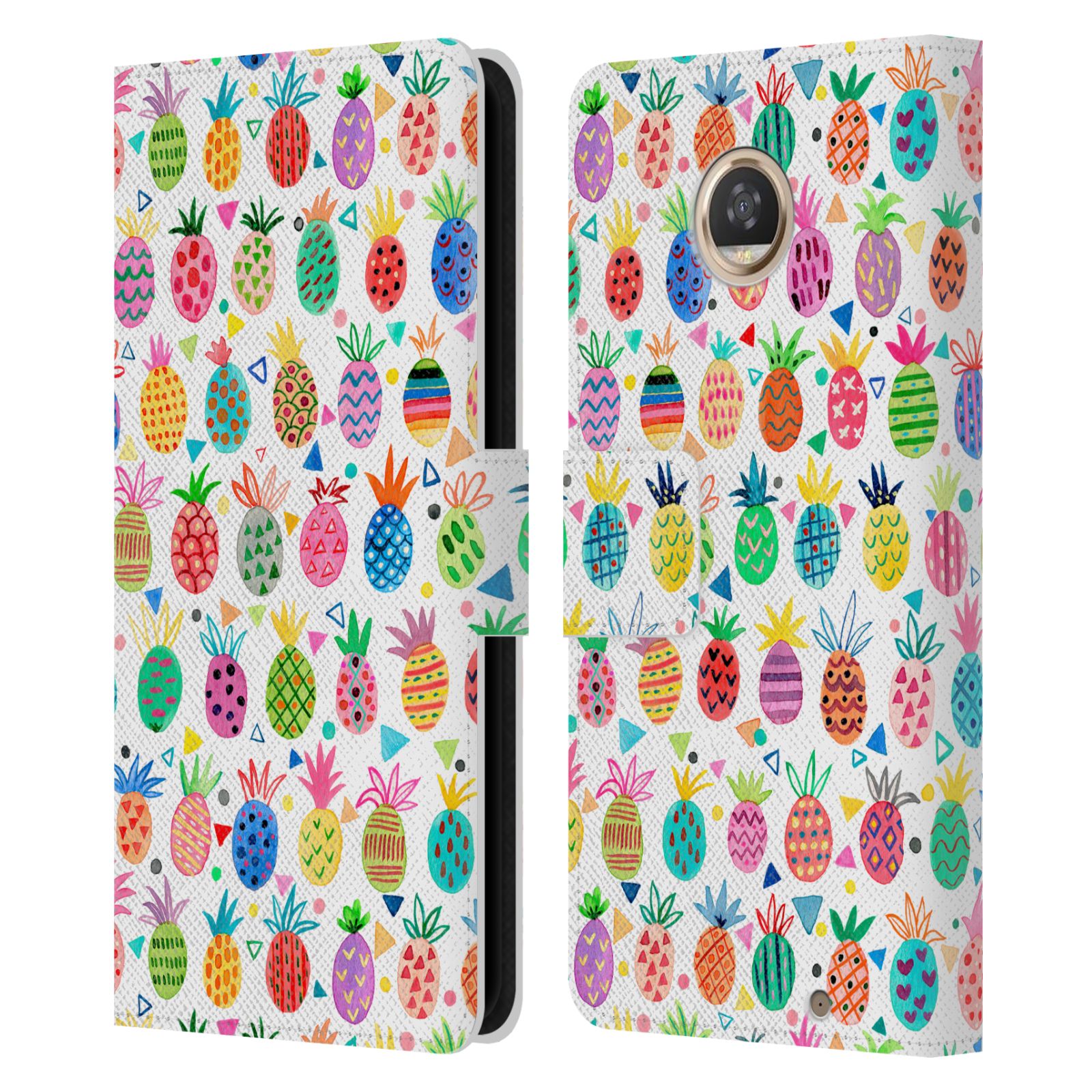 OFFICIAL NINOLA MIX PATTERNS LEATHER BOOK WALLET CASE COVER FOR MOTOROLA PHONES - Picture 8 of 17