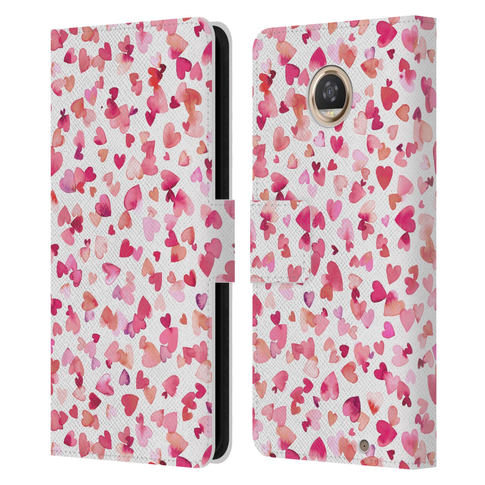 OFFICIAL NINOLA MIX PATTERNS LEATHER BOOK WALLET CASE COVER FOR MOTOROLA PHONES - Picture 12 of 17