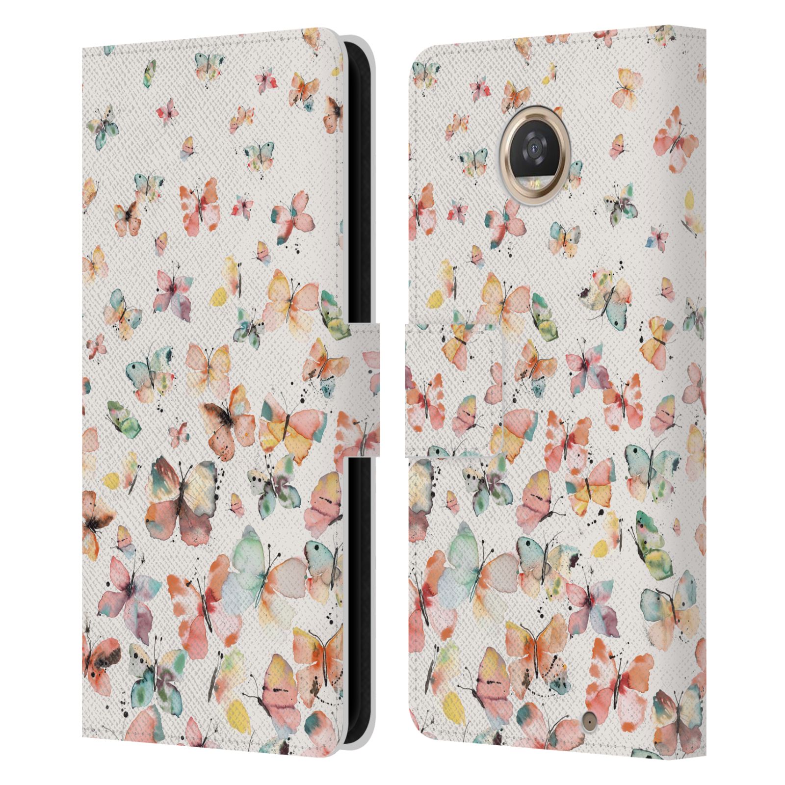 OFFICIAL NINOLA MIX PATTERNS LEATHER BOOK WALLET CASE COVER FOR MOTOROLA PHONES - Picture 15 of 17