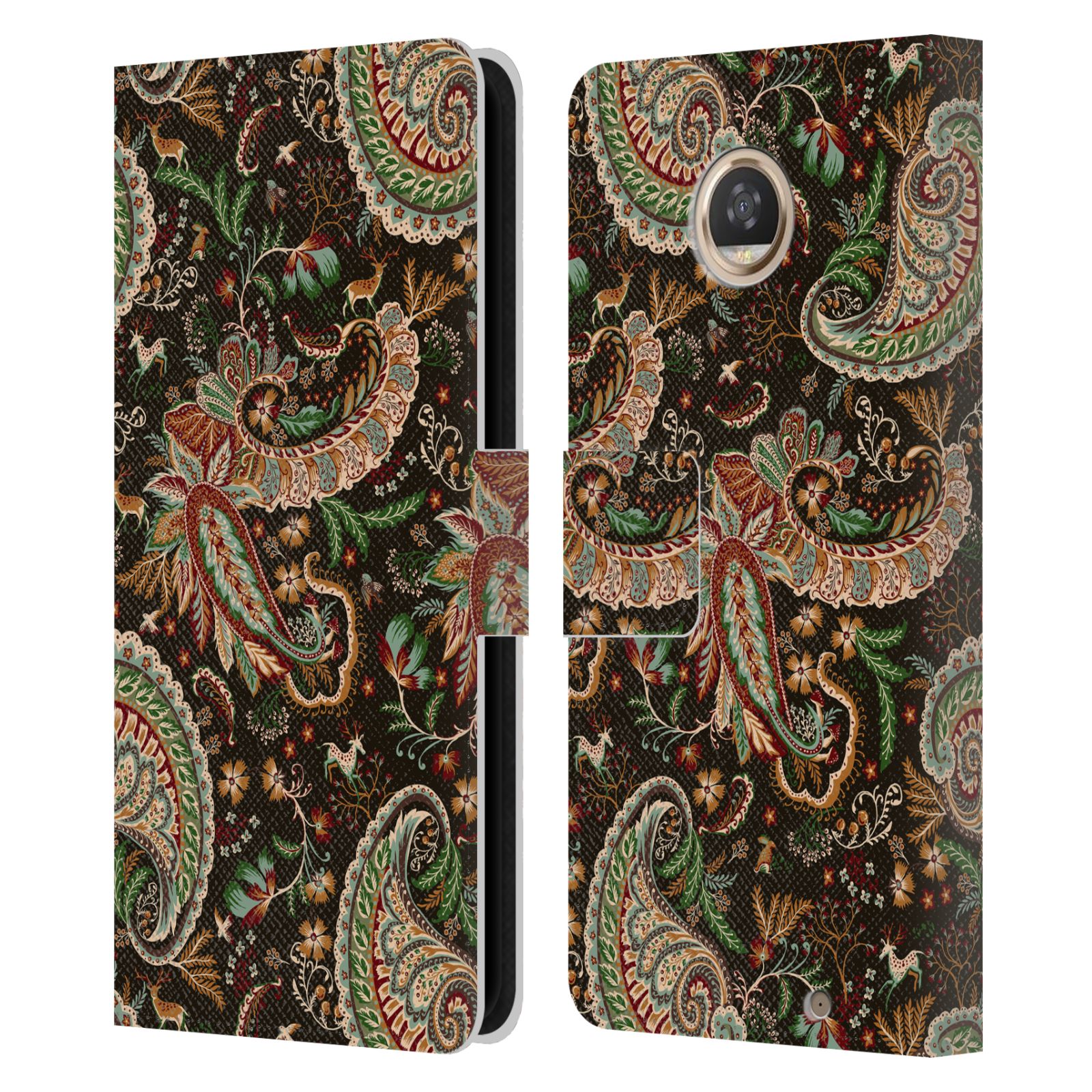 OFFICIAL NINOLA MIX PATTERNS LEATHER BOOK WALLET CASE COVER FOR MOTOROLA PHONES - Picture 17 of 17