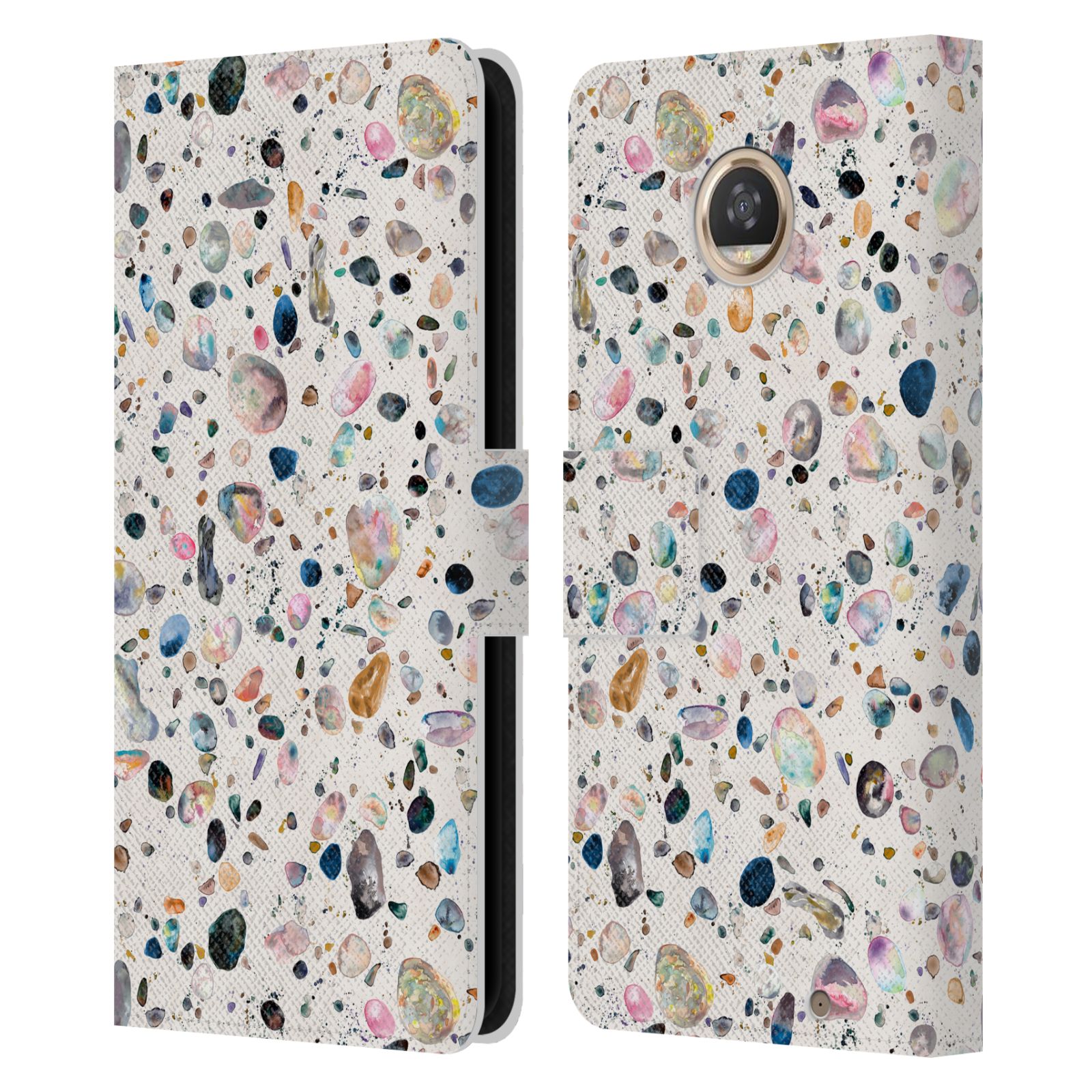 OFFICIAL NINOLA MIX PATTERNS LEATHER BOOK WALLET CASE COVER FOR MOTOROLA PHONES - Picture 16 of 17