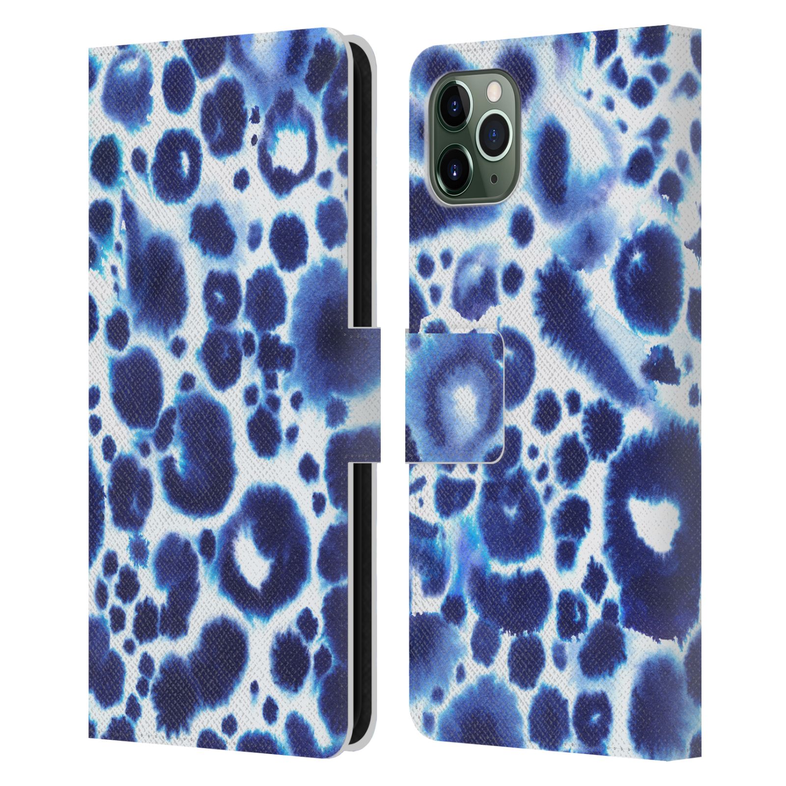 OFFICIAL NINOLA PATTERN ABSTRACT LEATHER BOOK CASE FOR APPLE iPHONE PHONES - Picture 13 of 16