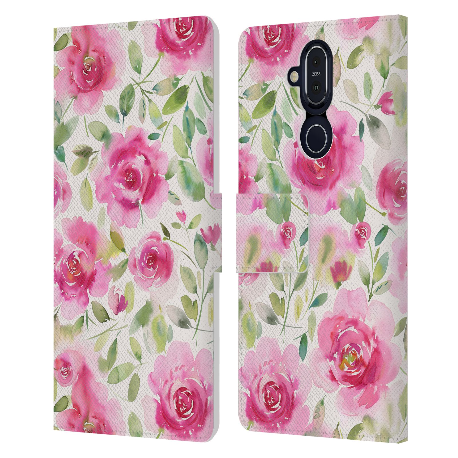 OFFICIAL NINOLA PASTEL BEAUTIFUL FLORAL LEATHER BOOK CASE FOR NOKIA PHONES - Picture 13 of 13