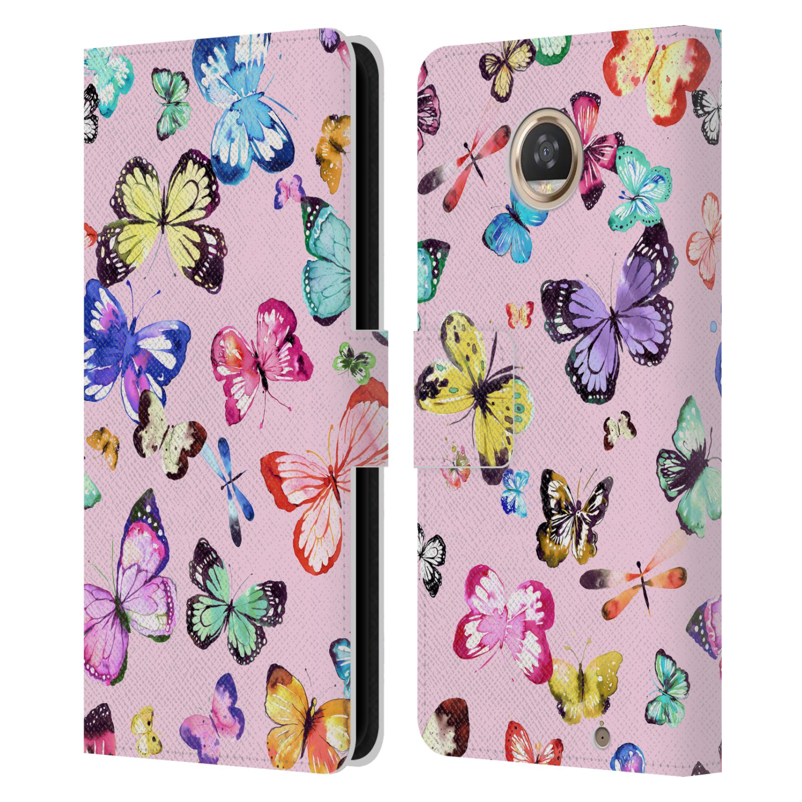 OFFICIAL NINOLA PATTERNS 4 LEATHER BOOK WALLET CASE FOR MOTOROLA PHONES - Picture 11 of 20