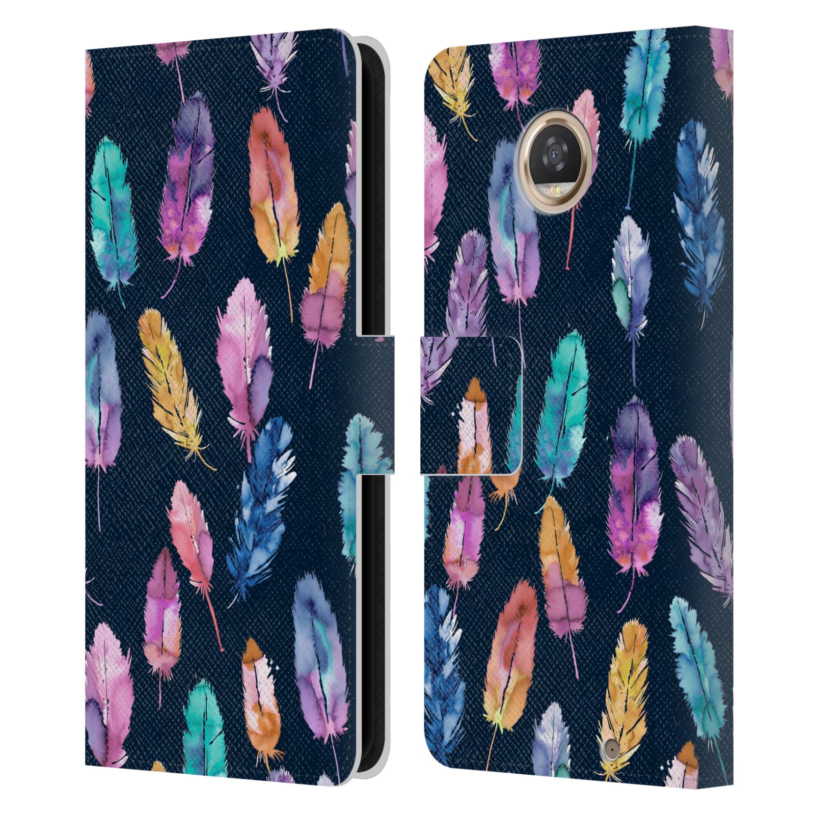 OFFICIAL NINOLA PATTERNS 4 LEATHER BOOK WALLET CASE FOR MOTOROLA PHONES - Picture 9 of 20