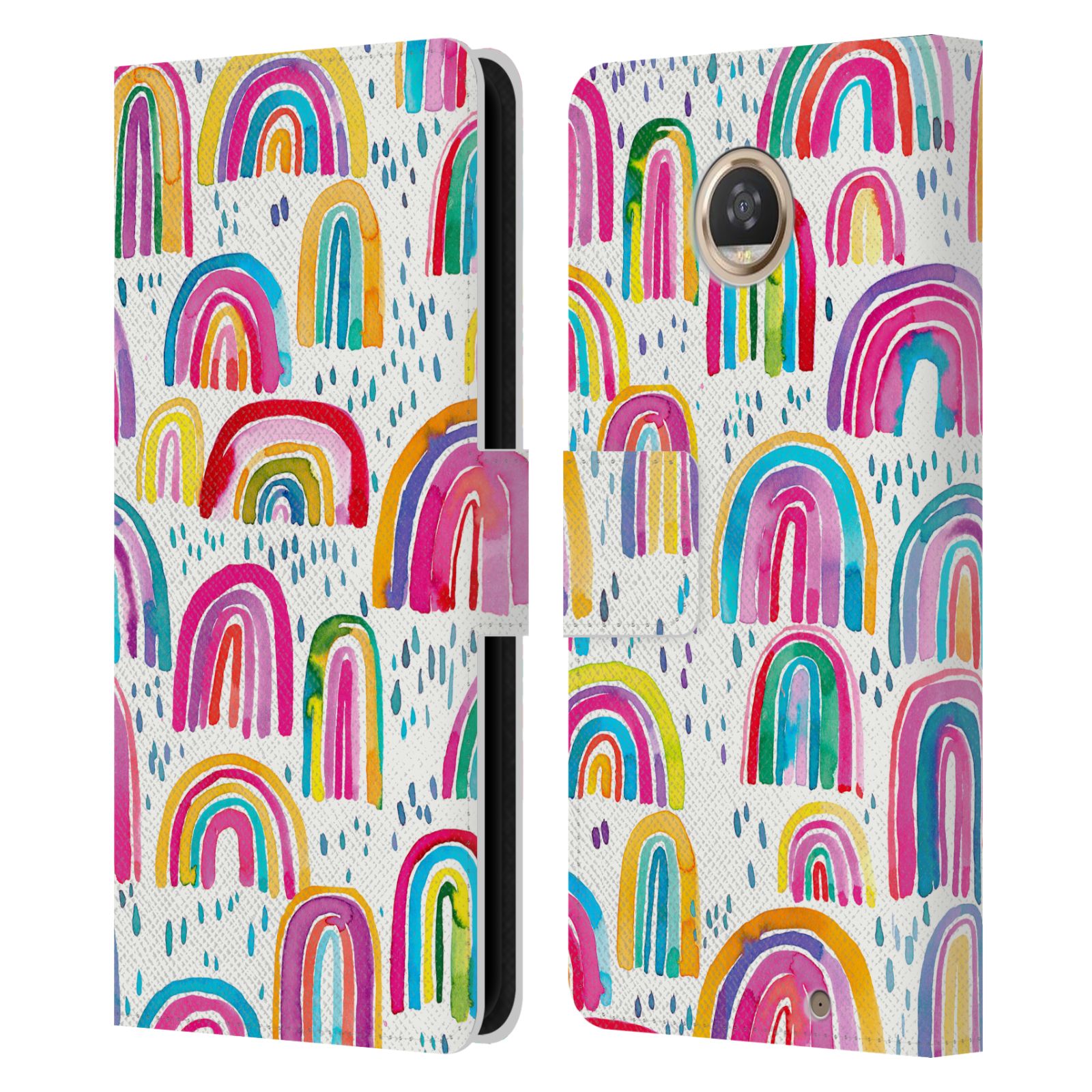 OFFICIAL NINOLA PATTERNS 4 LEATHER BOOK WALLET CASE FOR MOTOROLA PHONES - Picture 13 of 20