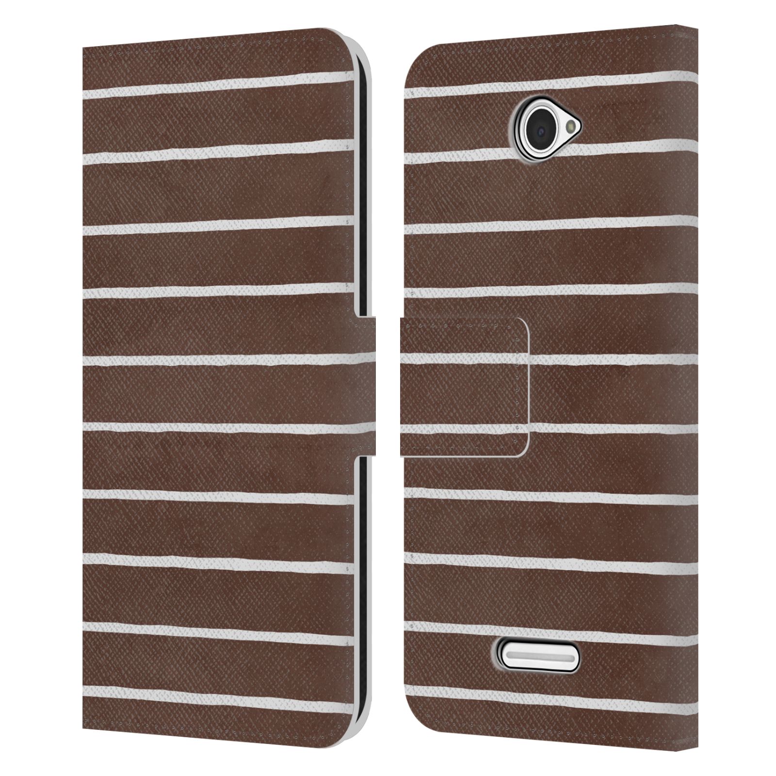 OFFICIAL NINOLA STRIPES LEATHER BOOK WALLET CASE COVER FOR SONY PHONES 2 - Picture 7 of 12