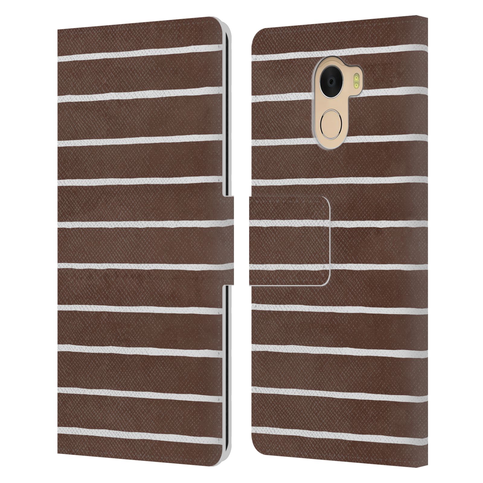 OFFICIAL NINOLA STRIPES LEATHER BOOK WALLET CASE COVER FOR WILEYFOX & ESSENTIAL - Picture 7 of 12