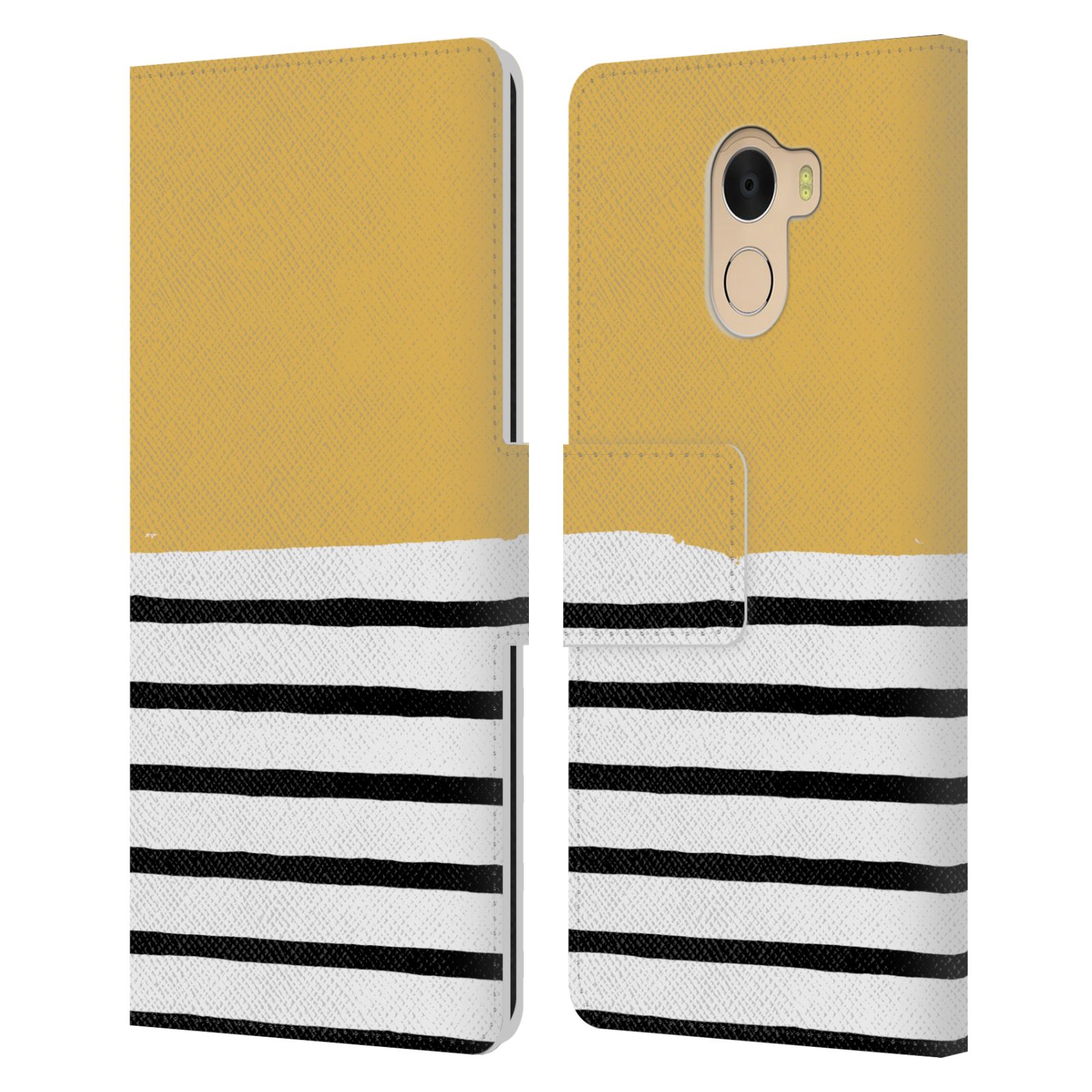 OFFICIAL NINOLA STRIPES LEATHER BOOK WALLET CASE COVER FOR WILEYFOX & ESSENTIAL - Picture 8 of 12
