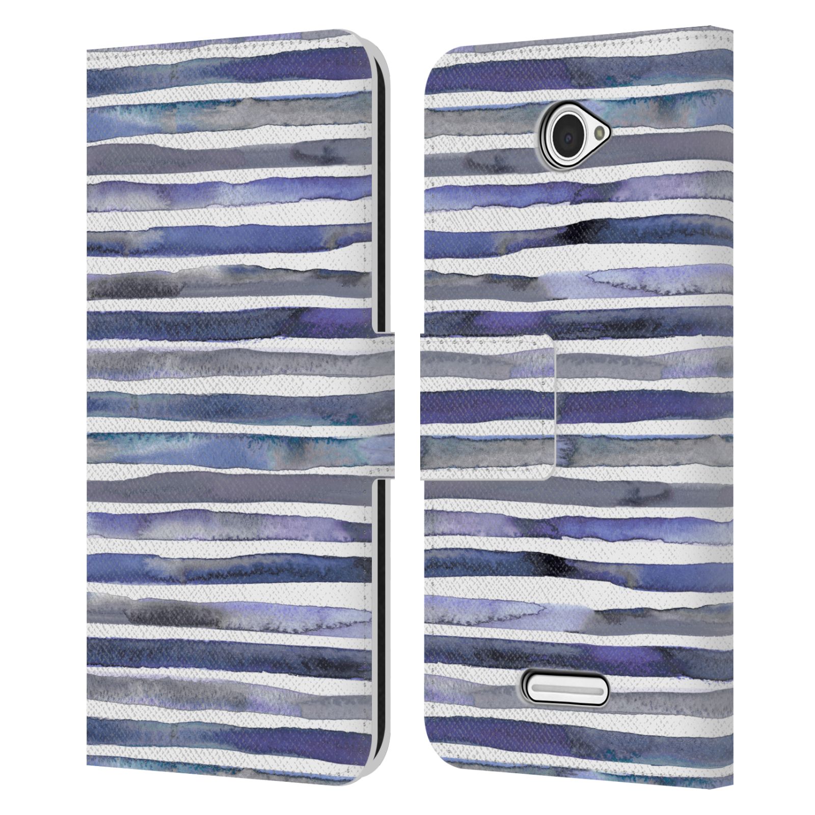OFFICIAL NINOLA STRIPES LEATHER BOOK WALLET CASE COVER FOR SONY PHONES 2 - Picture 11 of 12