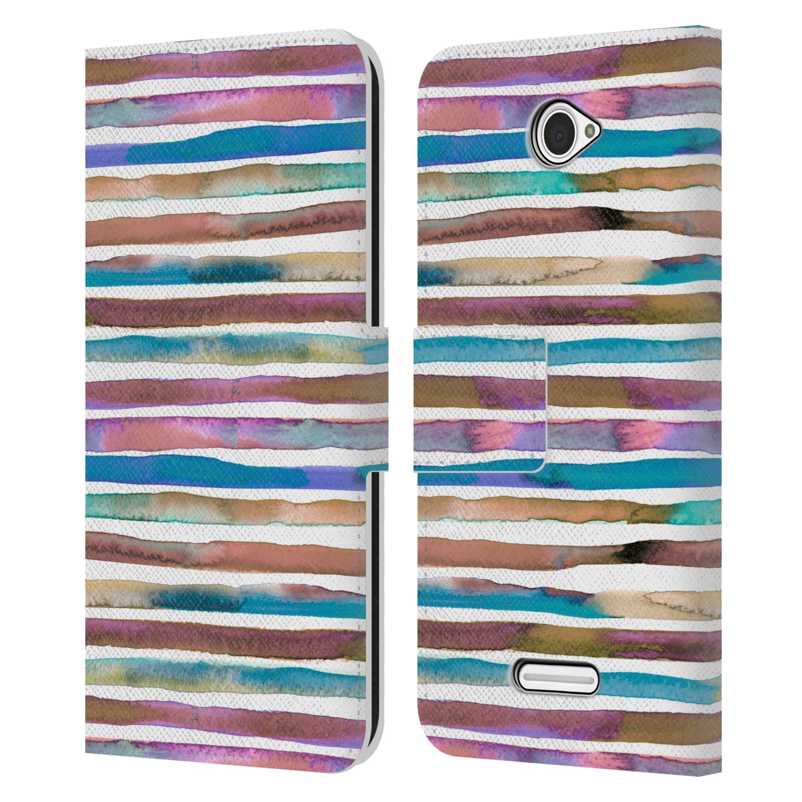 OFFICIAL NINOLA STRIPES LEATHER BOOK WALLET CASE COVER FOR SONY PHONES 2 - Picture 12 of 12
