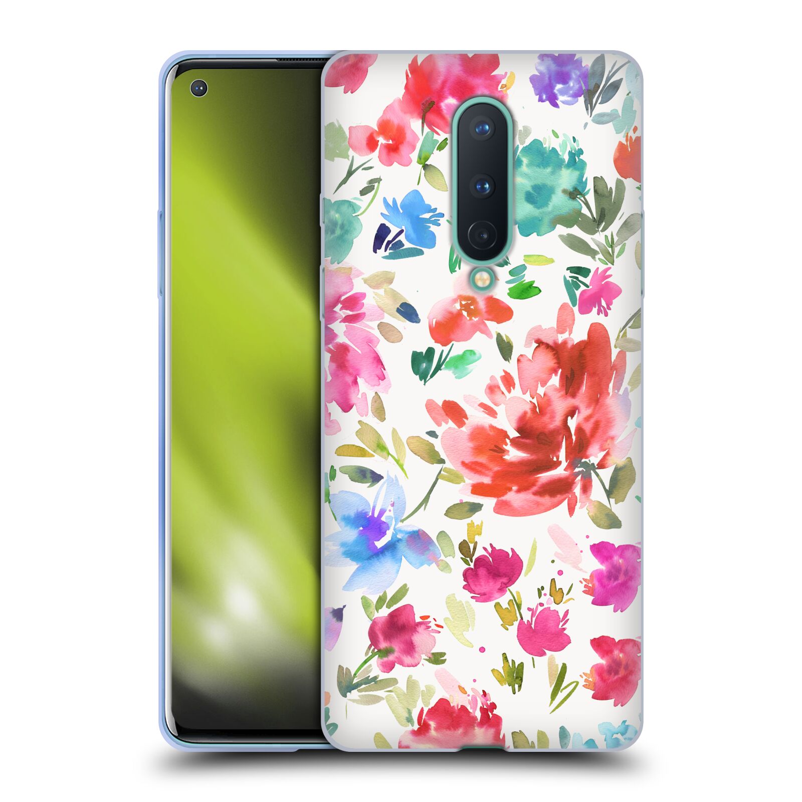 OFFICIAL NINOLA WATERCOLOR ARTISTIC FLOWERS GEL CASE FOR GOOGLE ONEPLUS PHONES - Picture 8 of 13