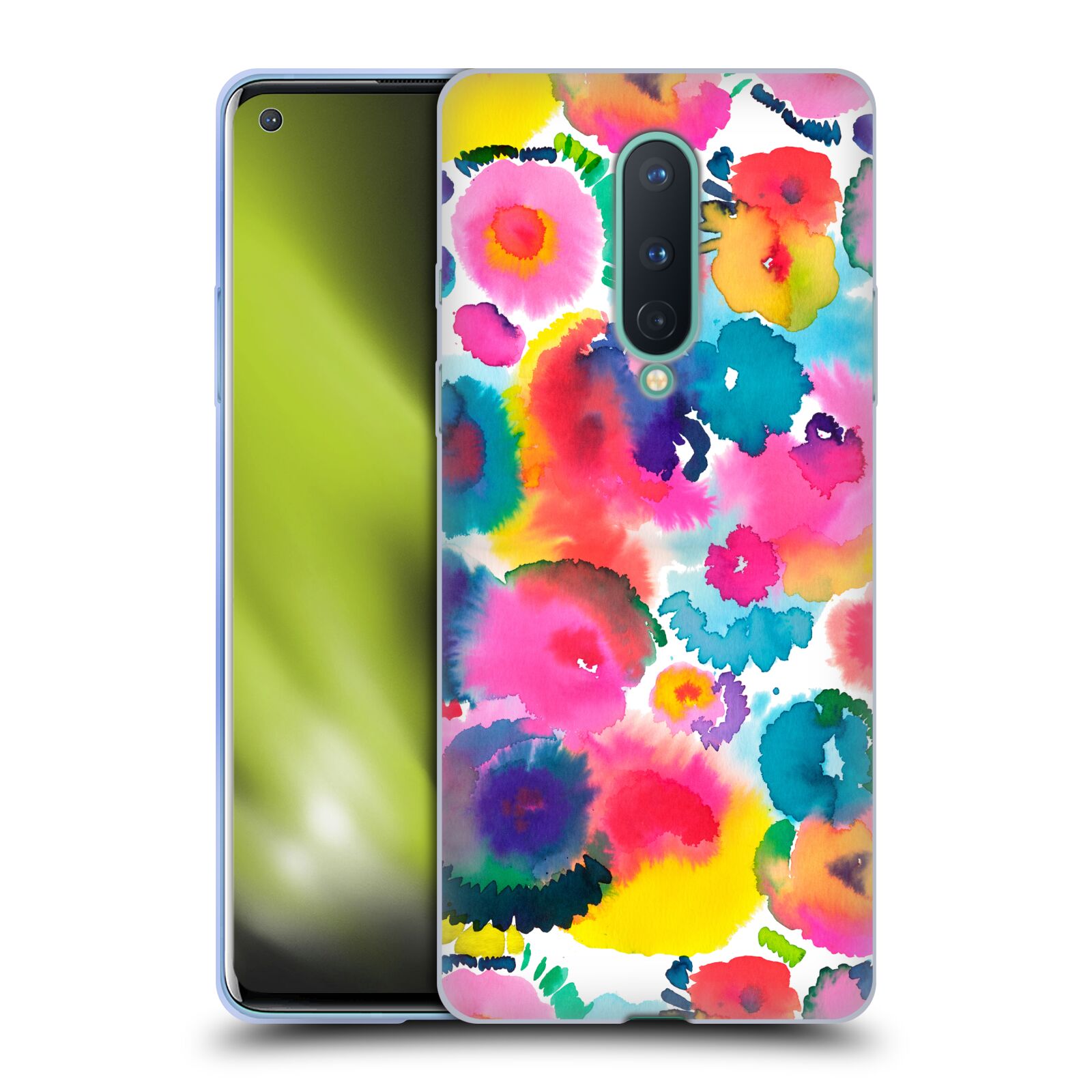 OFFICIAL NINOLA WATERCOLOR ARTISTIC FLOWERS GEL CASE FOR GOOGLE ONEPLUS PHONES - Picture 10 of 13