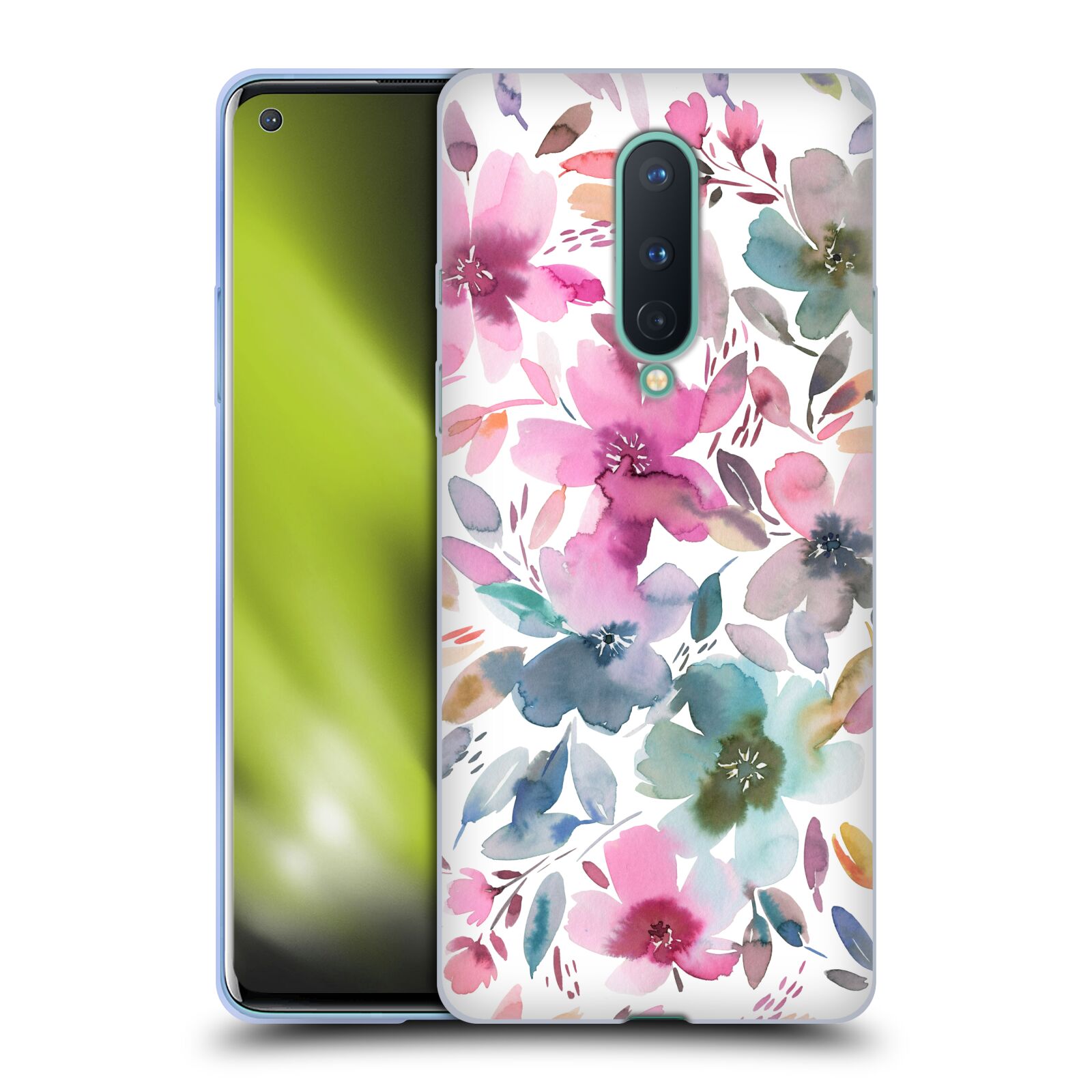 OFFICIAL NINOLA WATERCOLOR ARTISTIC FLOWERS GEL CASE FOR GOOGLE ONEPLUS PHONES - Picture 12 of 13